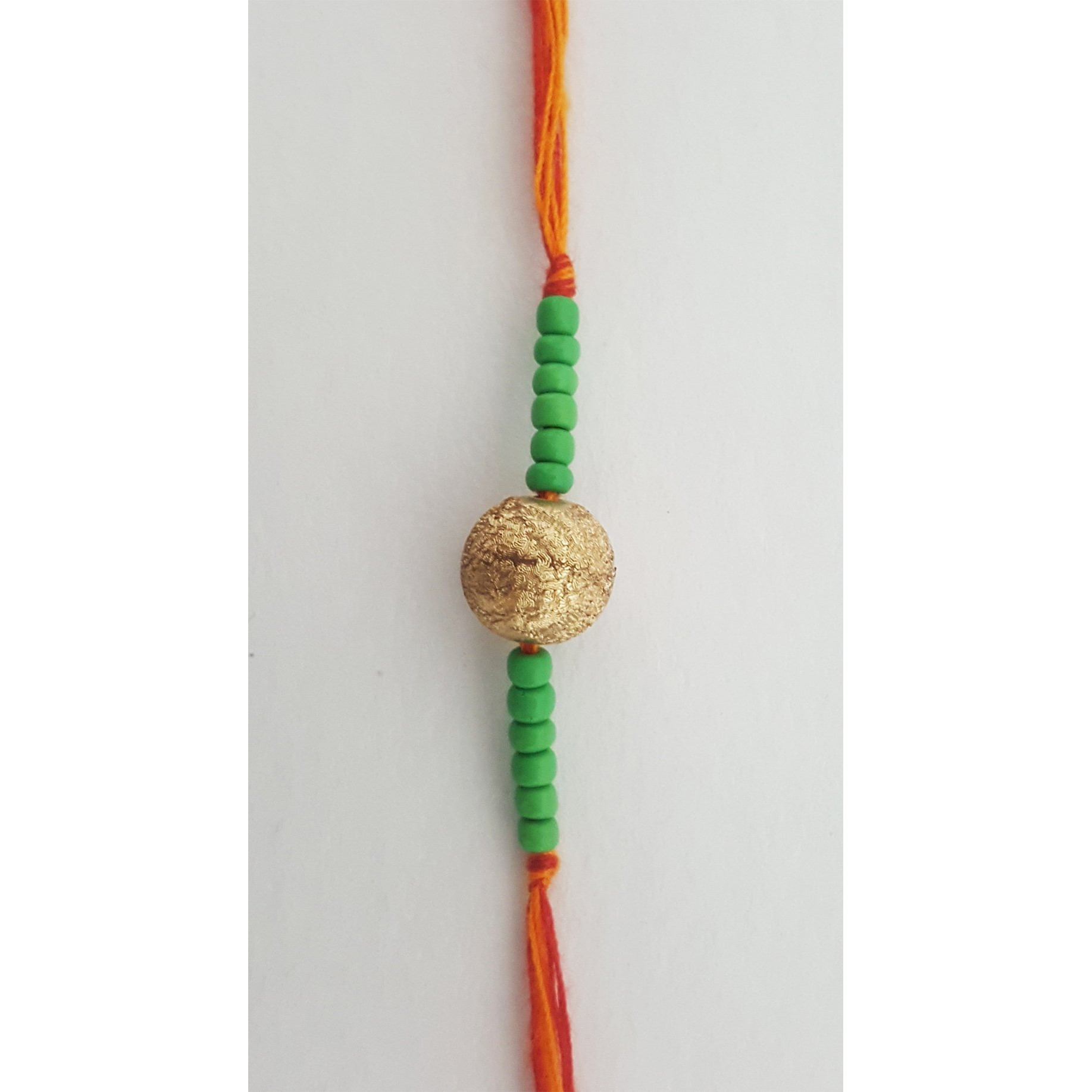 Mehrunnisa Set Of 2 Handmade Exquisite Rakhis With Roli & Chawal (Meh876)