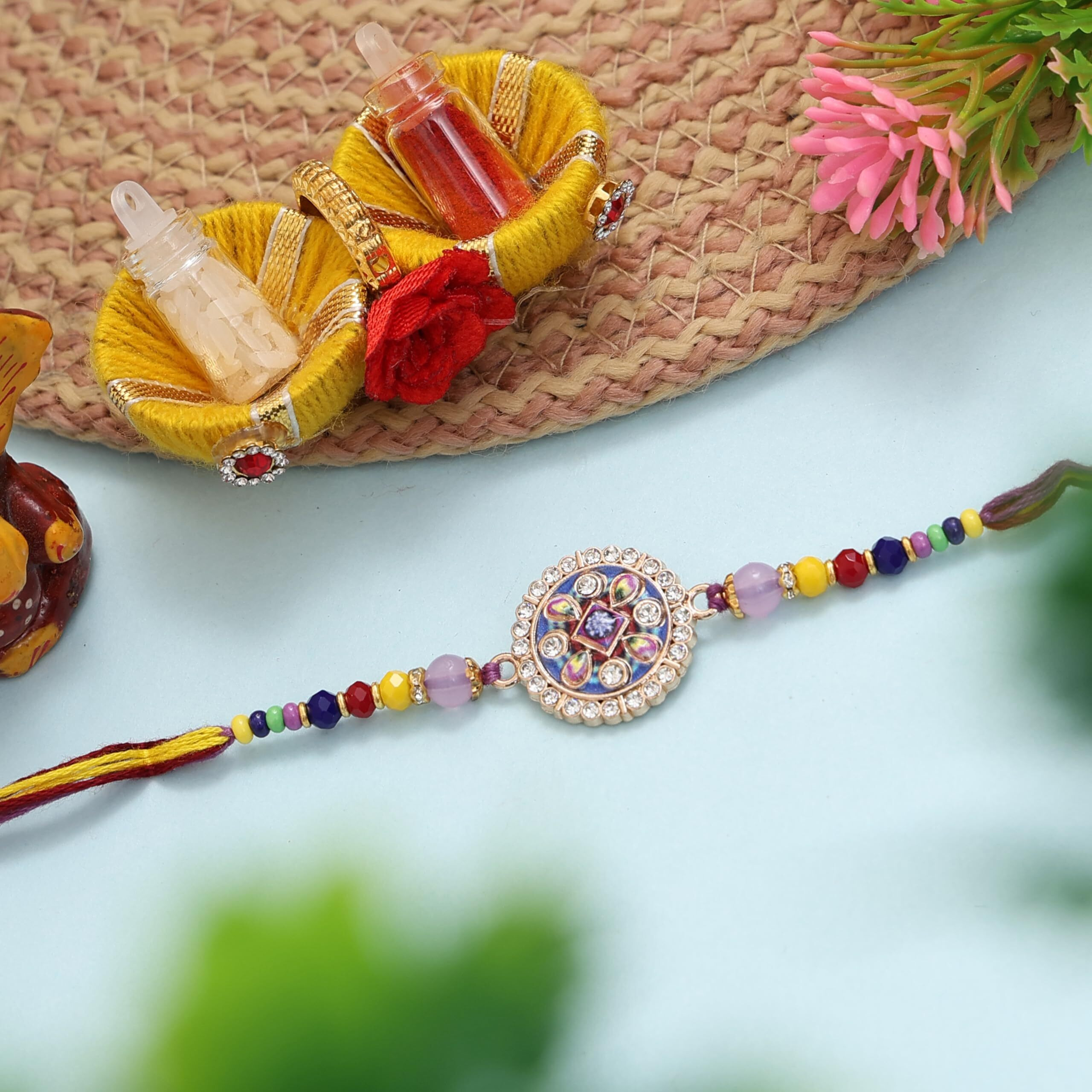 Fashion Frill Mens Rakshabandhan Rakhi For Brother Set Pack Of 1 (Rk004)