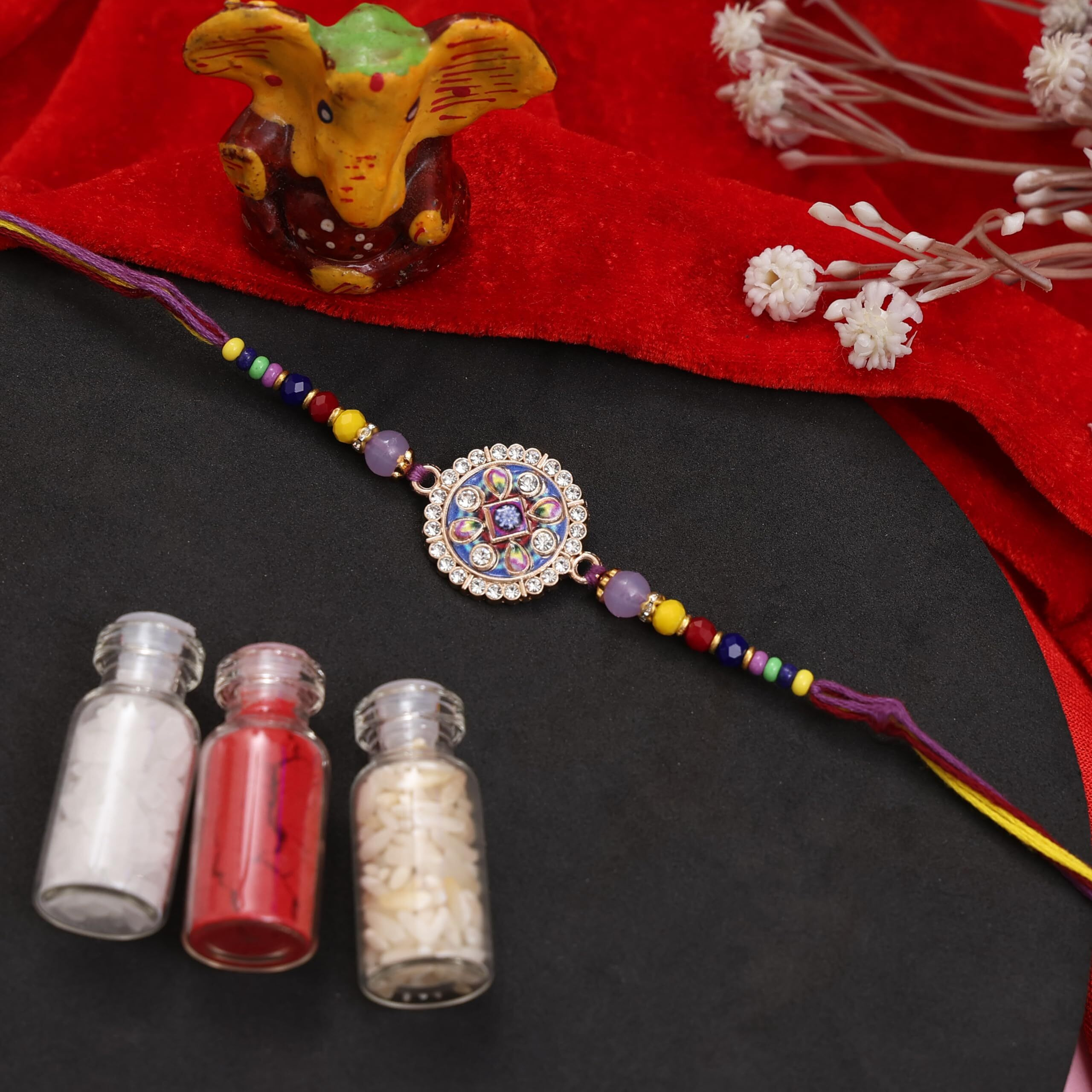 Fashion Frill Mens Rakshabandhan Rakhi For Brother Set Pack Of 1 (Rk004)