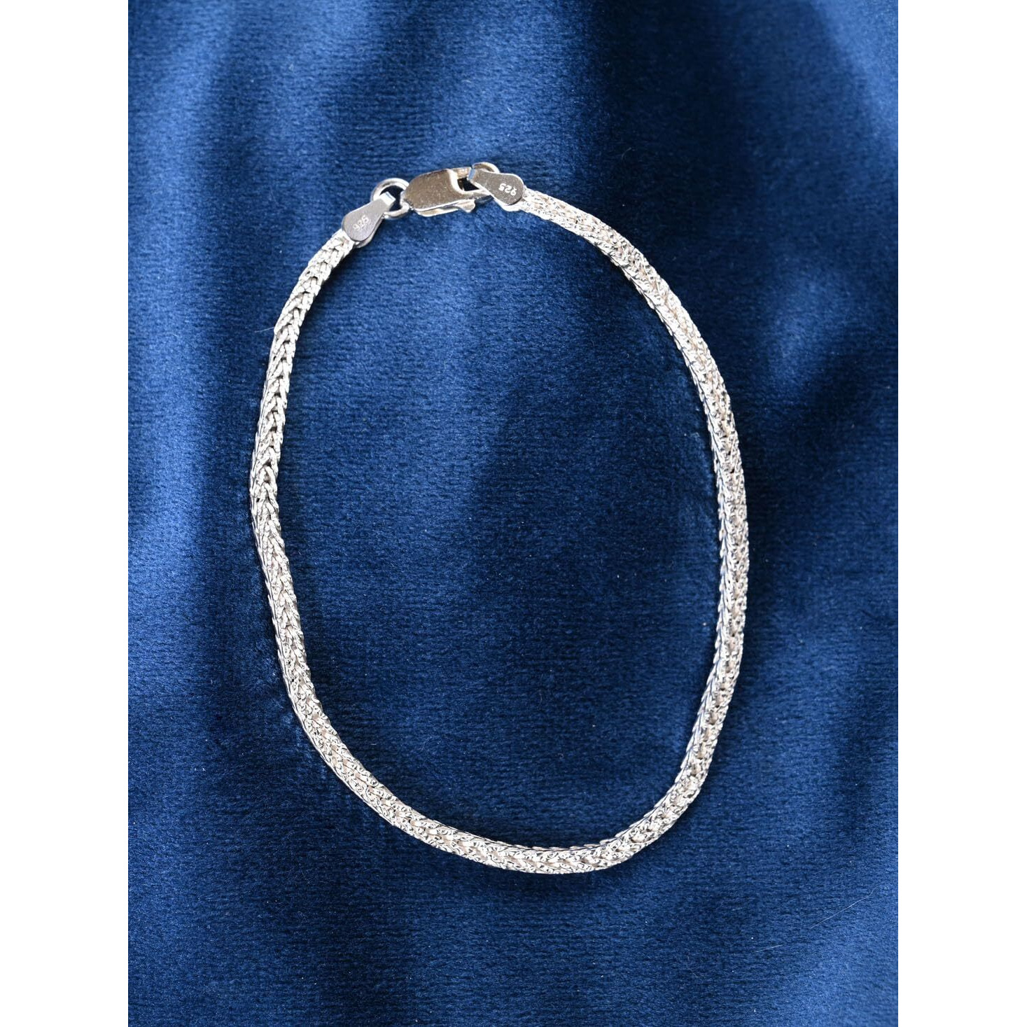 Clara Pure 925 Sterling Silver Byzantine Men Bracelet, Rakhi For Bhai Brother | 8 Inches | Gift For Men And Boys| With Certificate Of Authenticity And 925 Stamp