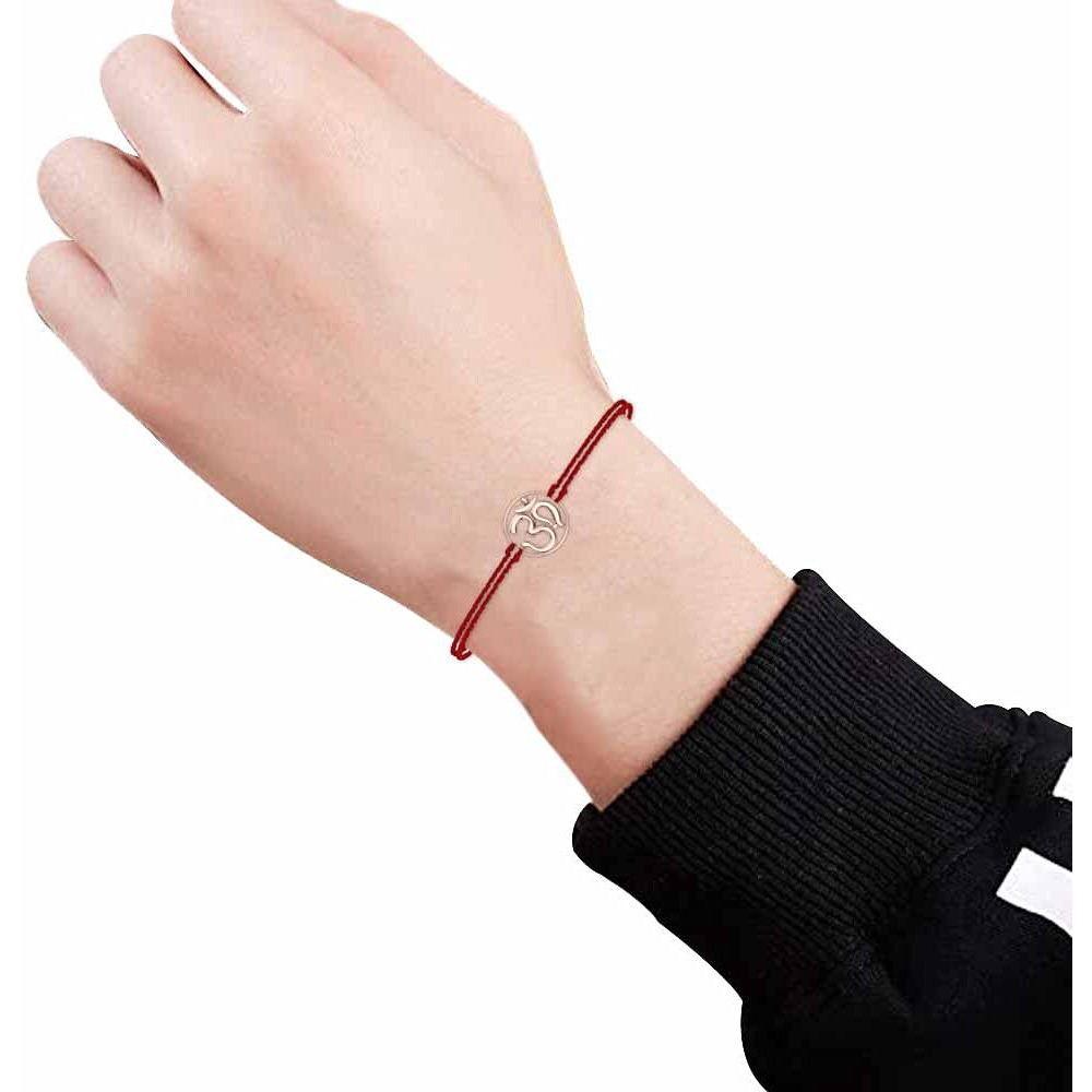 Dishis 14Kt Rose Gold Rakhi For Brother