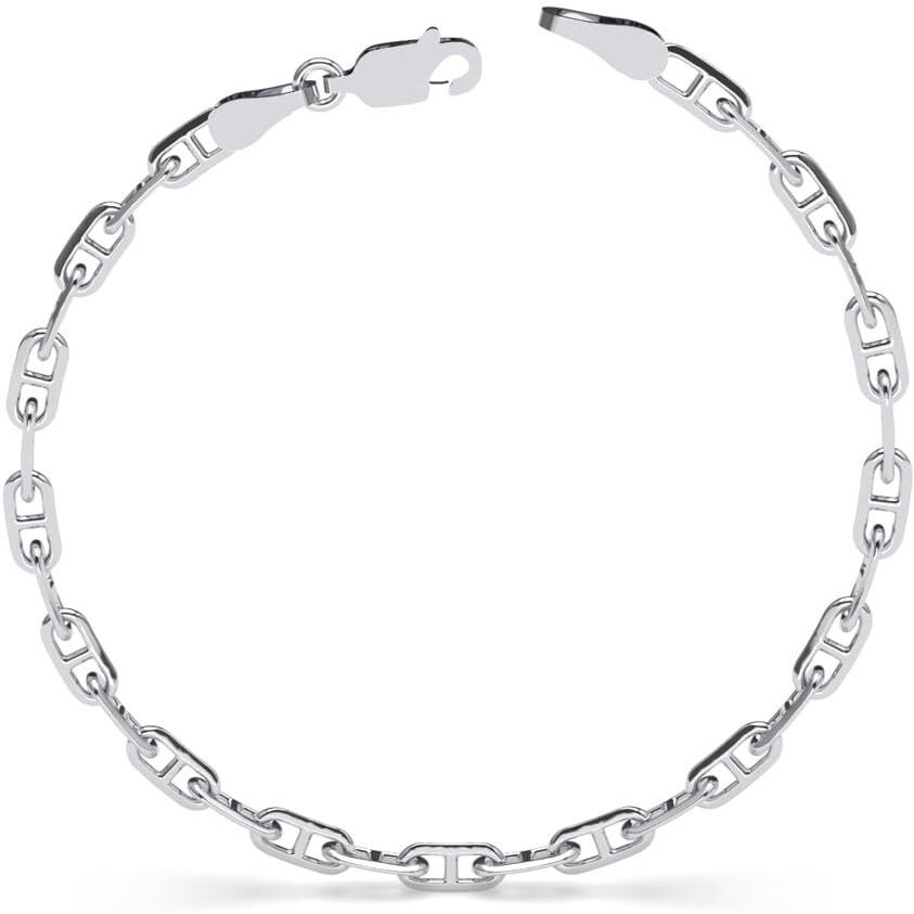 Clara Pure 925 Sterling Silver Soren Men Bracelet, Rakhi For Bhai Brother |8 Inches | Gift For Men And Boys| With Certificate Of Authenticity And 925 Stamp