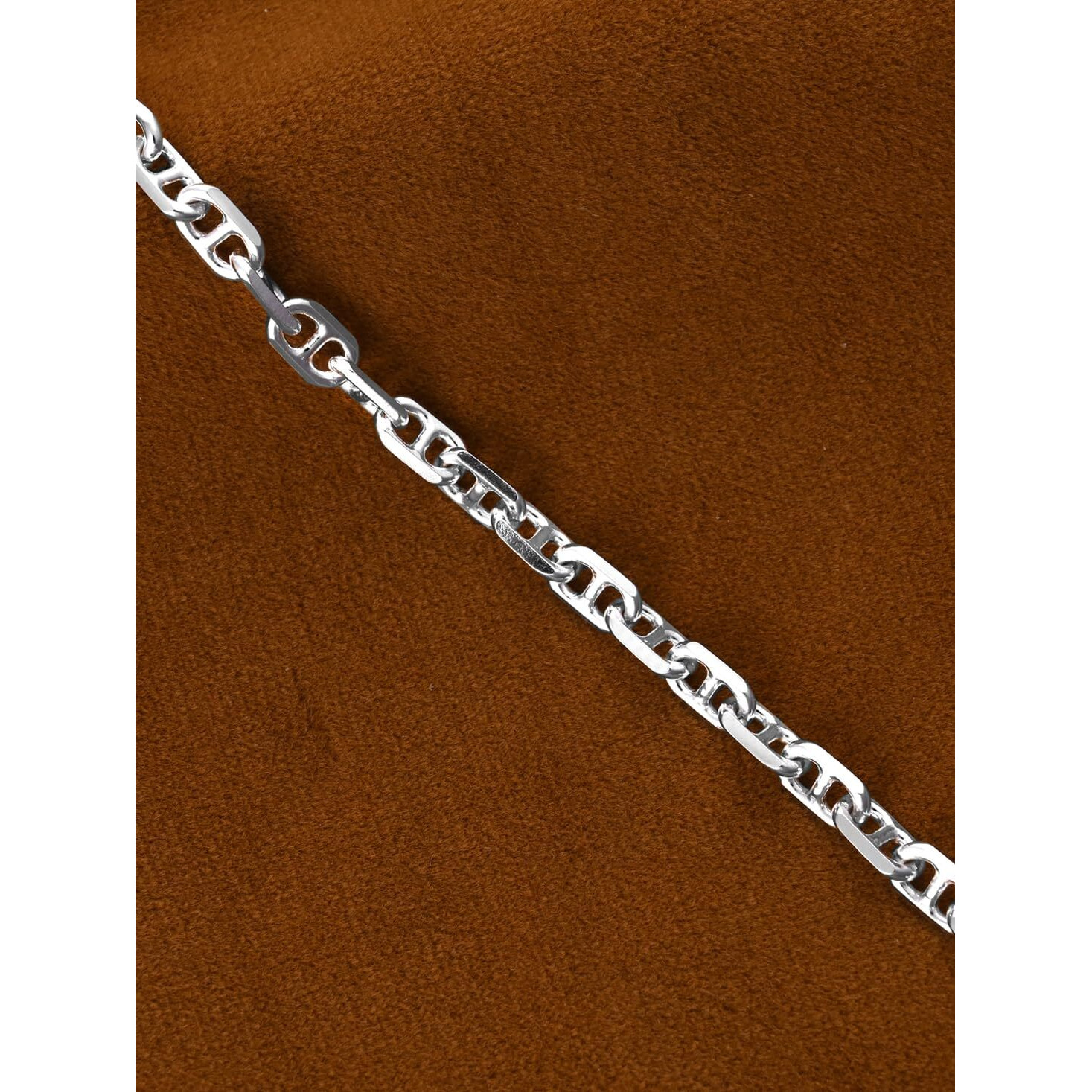 Clara Pure 925 Sterling Silver Soren Men Bracelet, Rakhi For Bhai Brother |8 Inches | Gift For Men And Boys| With Certificate Of Authenticity And 925 Stamp