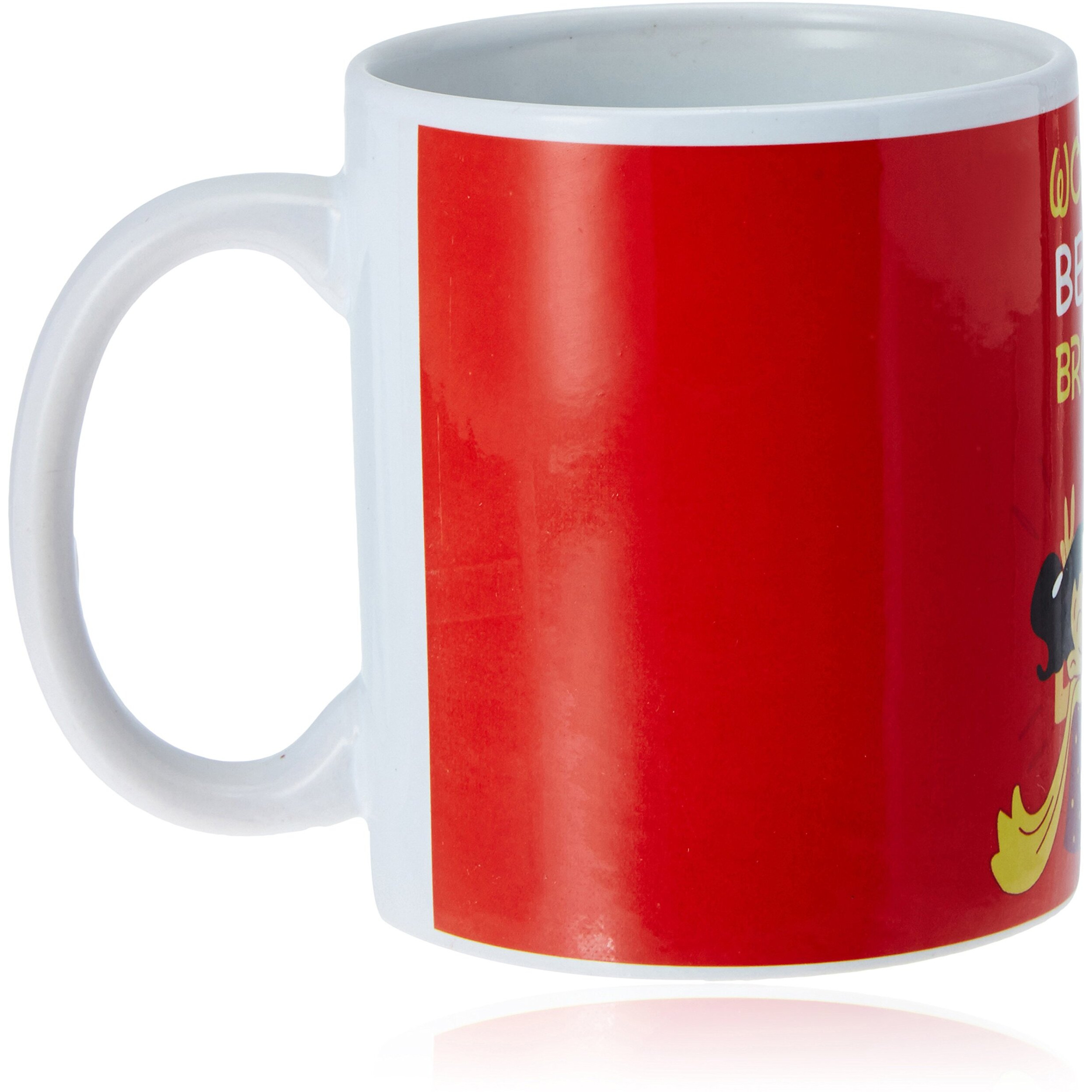Aheli Pearl Ad Rakhi For Men With &quotWorld's Best Brother" Mug And Roli Chawal Tilak (Gold) (Rma2)