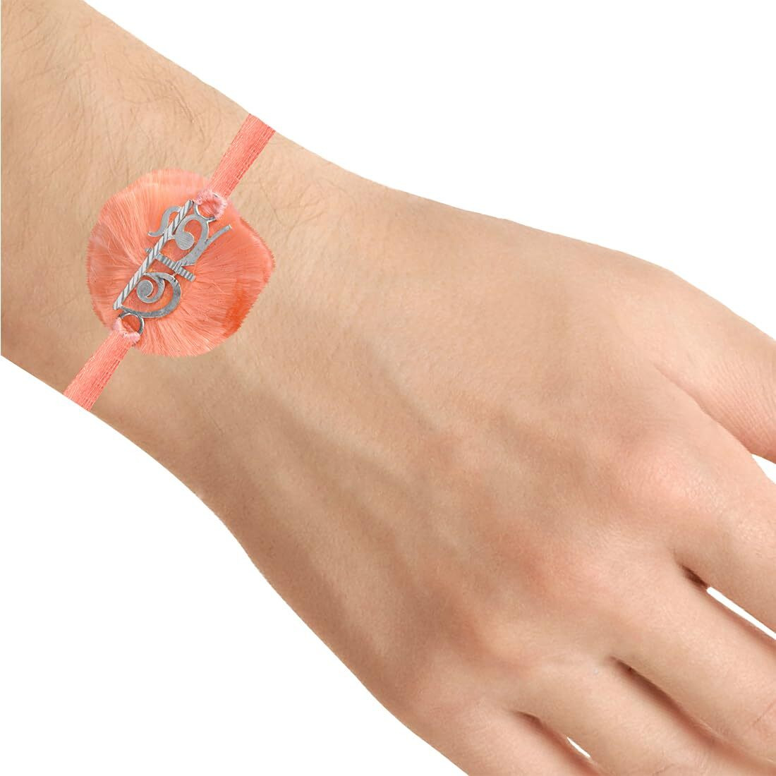 Rihi By P.C Chandra 925 Sterling Silver  Rakhi For Men & Boys