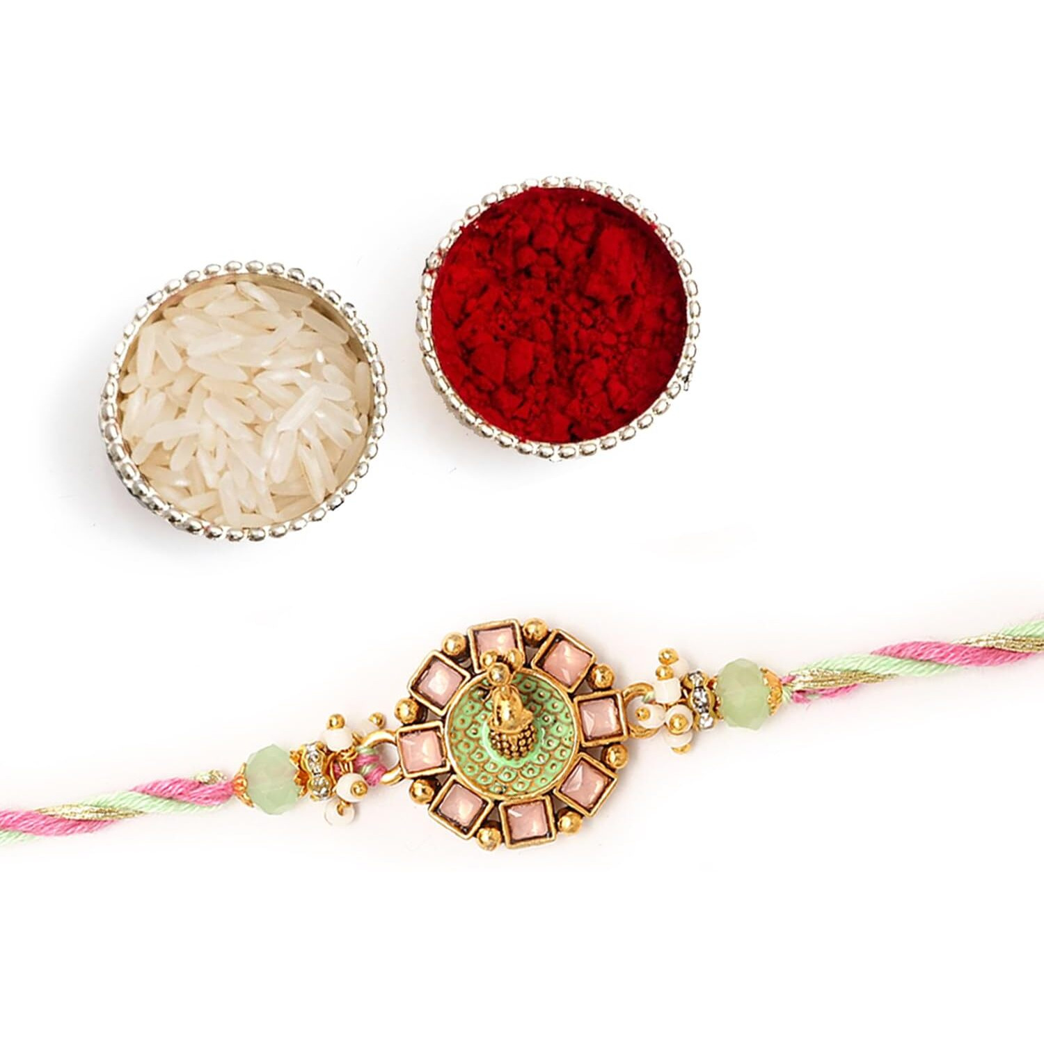 The Purple Tree Raksha Bandhan Gift Combo With Rakhi And Premium Milk Chocolates | Designer 3D Peacock Rakhi For Brother With Chocolate, Roli Chawal And Card | Rakshabandhan Gift Hamper For Bhai