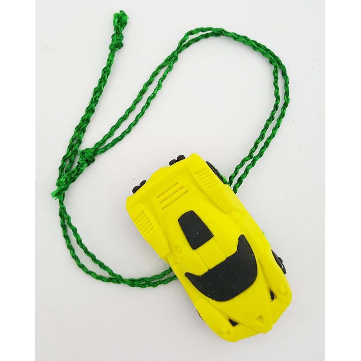 Mehrunnisa Set Of 2 Handmade Luxury Car Eraser Rakhis With Roli & Chawal For Kids (Rak1181)