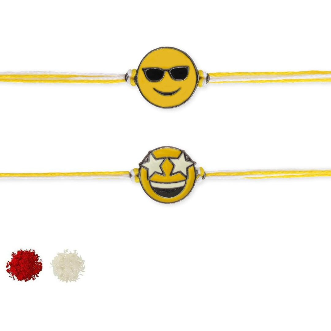 Fure Sunny & Starstruck Rakhis For Brother (Roli-Chawal Included)