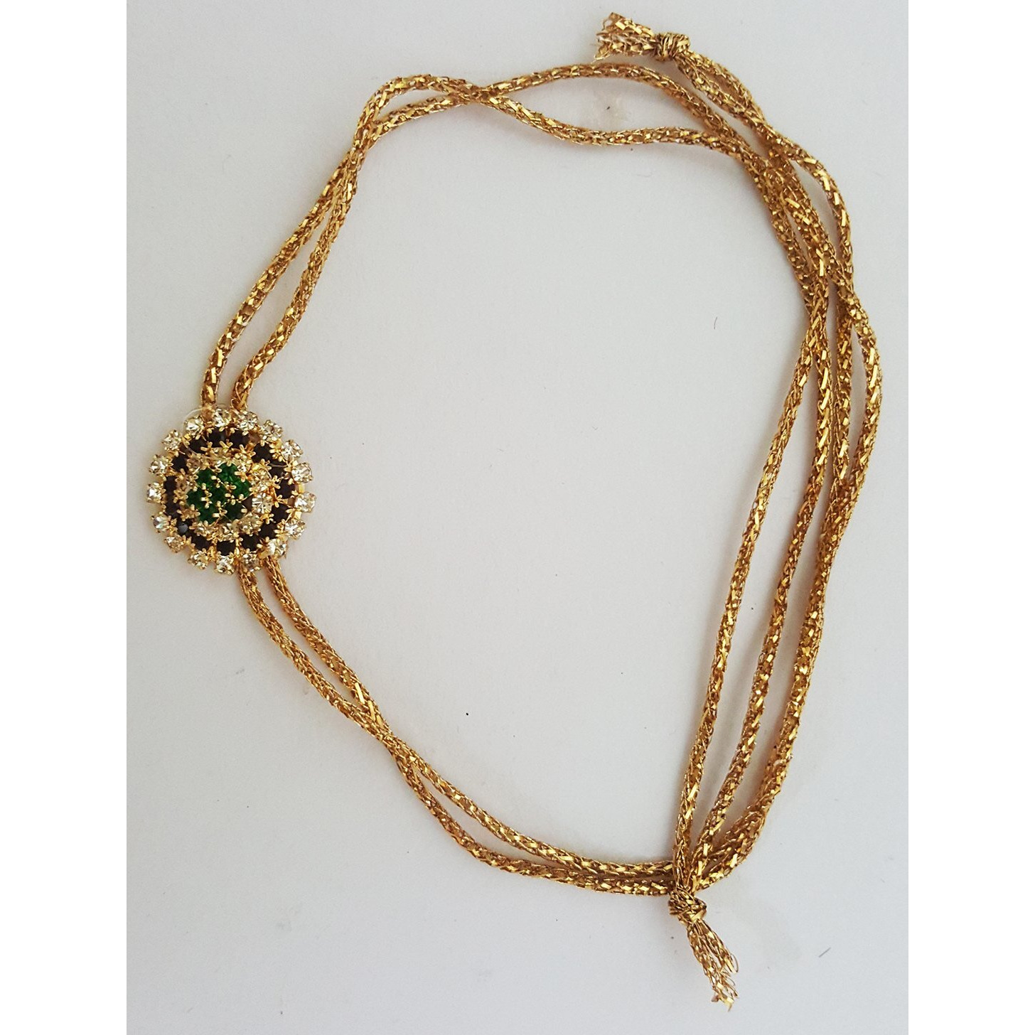 Mehrunnisa Set Of 2 Handmade Tibetan Mantra & Crystal Rakhis With Roli & Chawal (Rak1051)