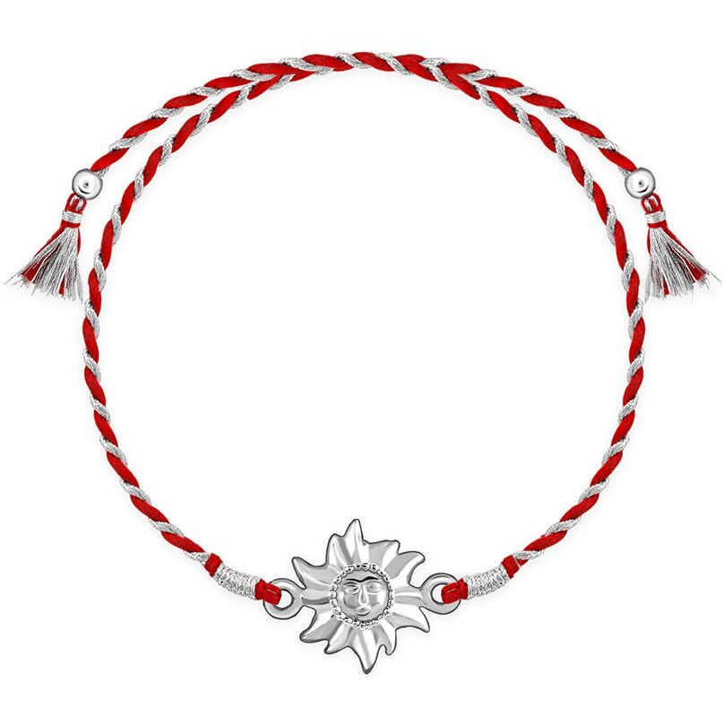 Giva 925 Silver Surya Rakhi|Raksha Bandhan Rakhi For Brother | Gift For Men & Boys| With Certificate Of Authenticity And 925 Stamp