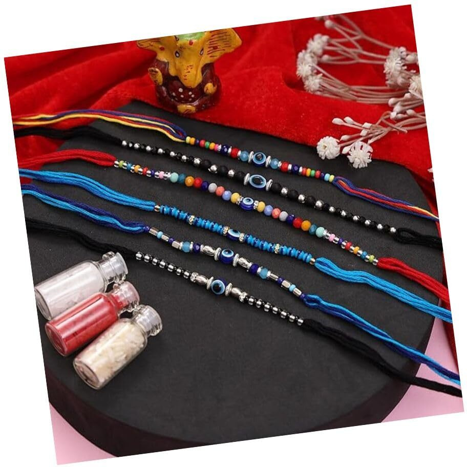 Fashion Frill Mens Rakshabandhan Rakhi For Brother Set Combo Of 6 (Rk345)