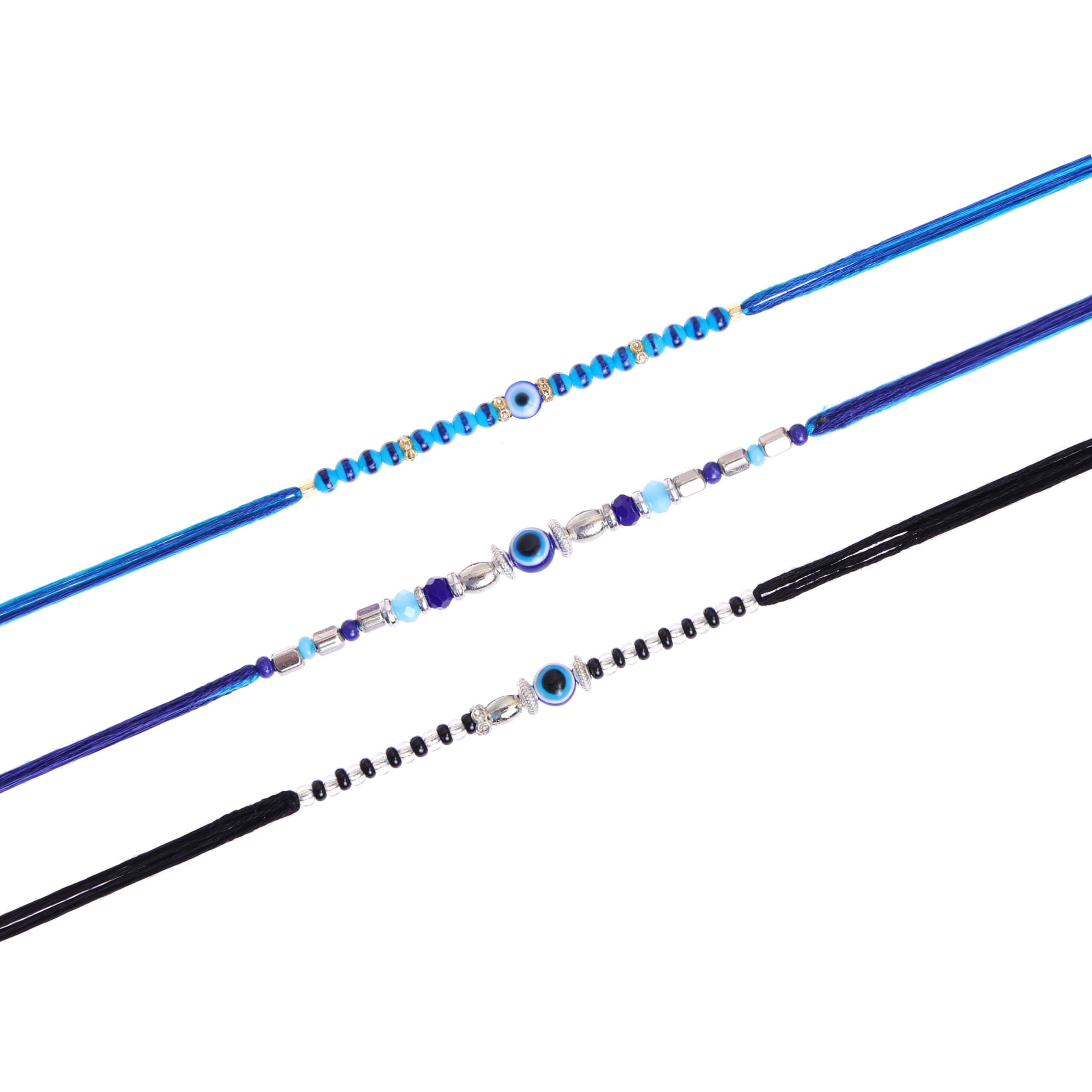 Fashion Frill Mens Rakhi For Brother Set Combo Of 3 | Rakhis For Rakshabandhan | Raksha Bandhan Rakhis (Rk408)