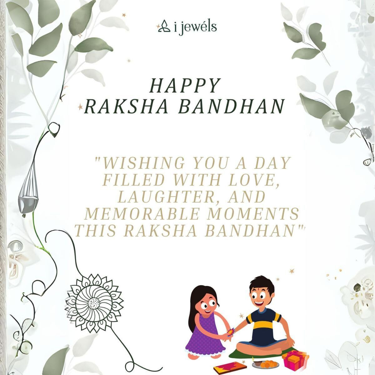 I Jewels Kundan & Pearl Bhaiya Rakhi With Roli Chawal & Rakshabandhan Card For Brother/Bro/Bhai/Men (R155) (Maroon)