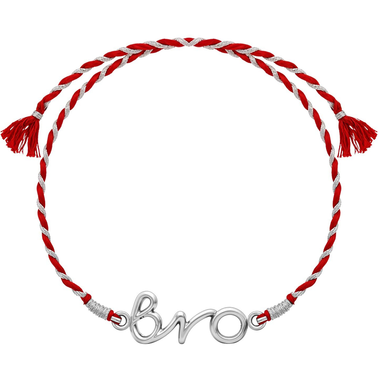 Highspark 925 Silver Bro Rakhi | Stylish Bro Rakhi For Boys & Men | Lovely Gift
