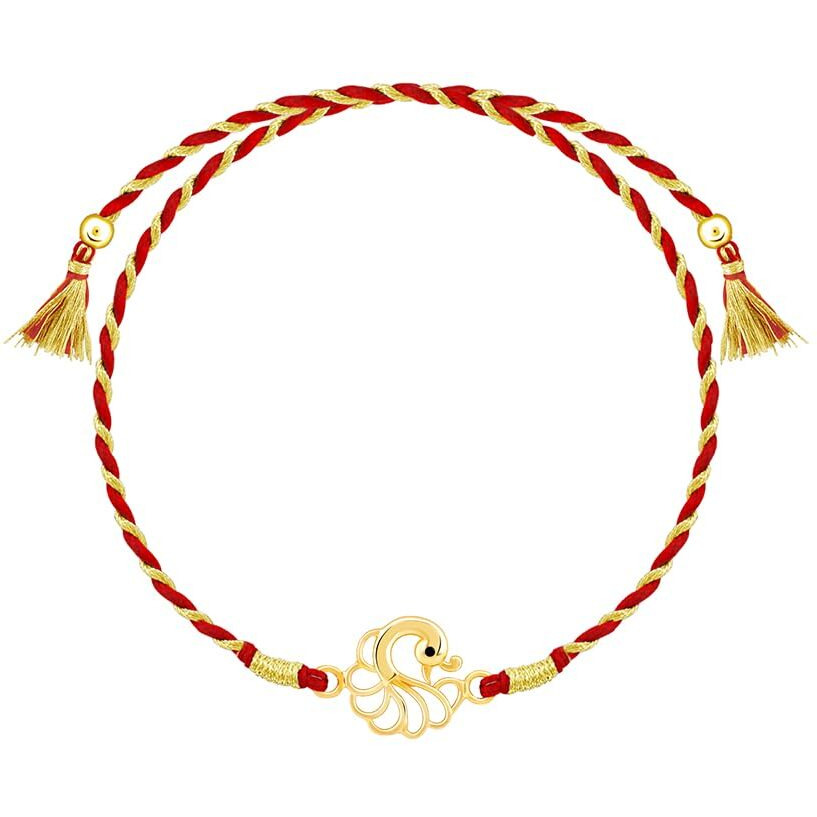 Giva Cute Peacock Rakhi | Gifts For Men And Boys | With Certificate Of Authenticity And 925 Stamp | 6 Months Warranty*
