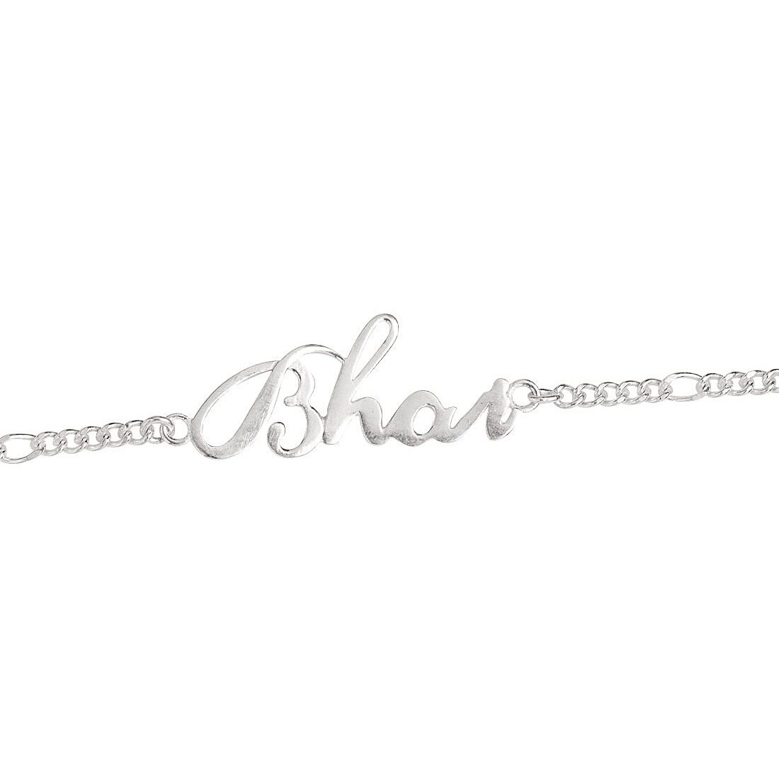Abhooshan Silver Alloy Trendy Infinity Bro Bhai Behen Dude Engraved Bracelet Rakhi For Bhaiya Brother Stylish And Latest Gift For Men Boys (Trendy Bhai Engraved Bracelet)