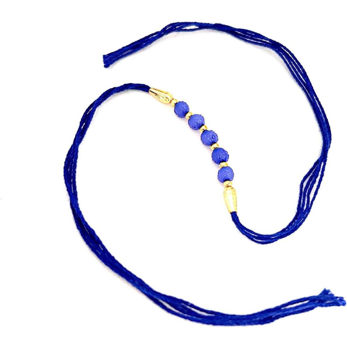 Abhishek Traditional Rakhi For Brother  Handcrafted Raksha Bandhan Thread With Roli Chawal New-6 Pcs