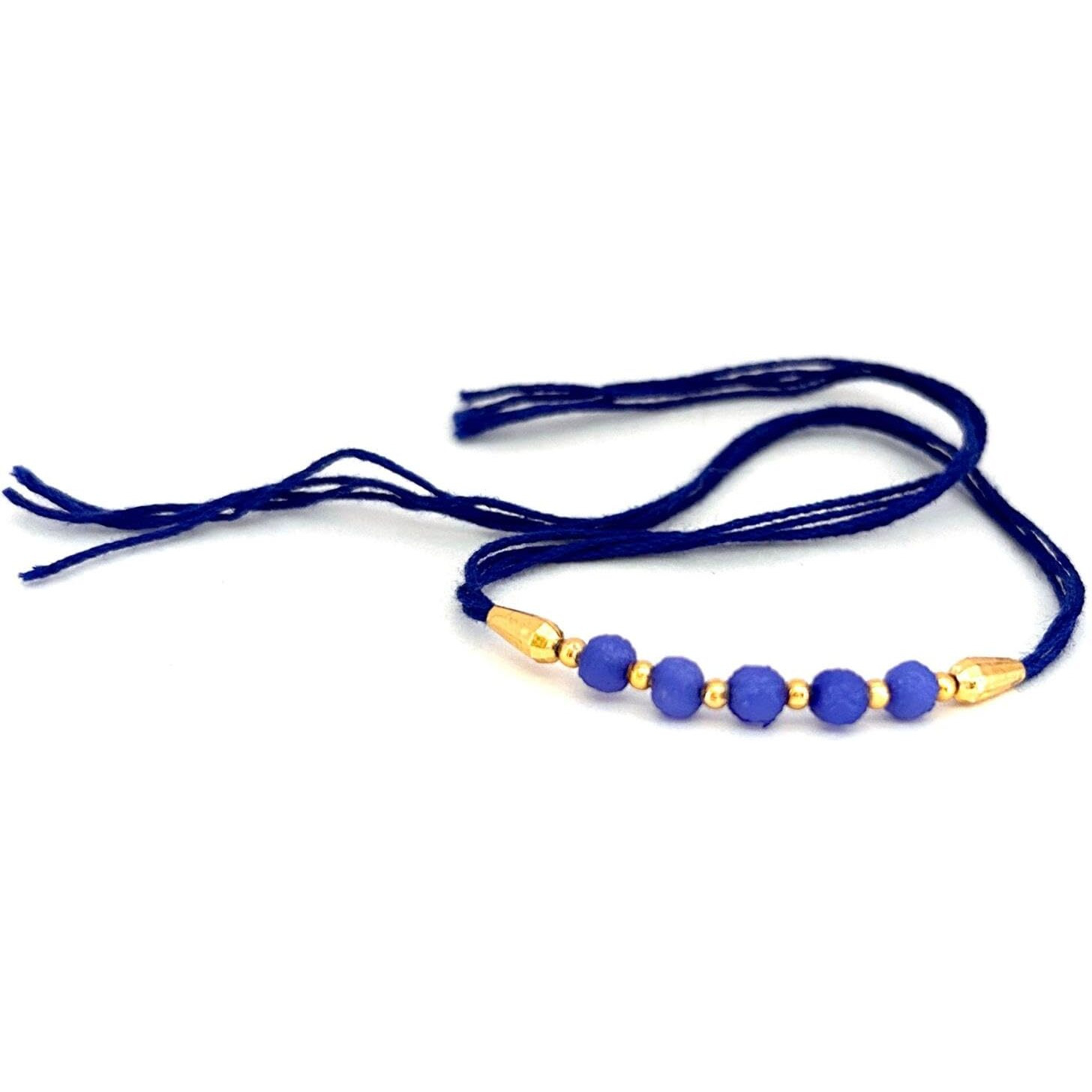 Abhishek Traditional Rakhi For Brother  Handcrafted Raksha Bandhan Thread With Roli Chawal New-6 Pcs