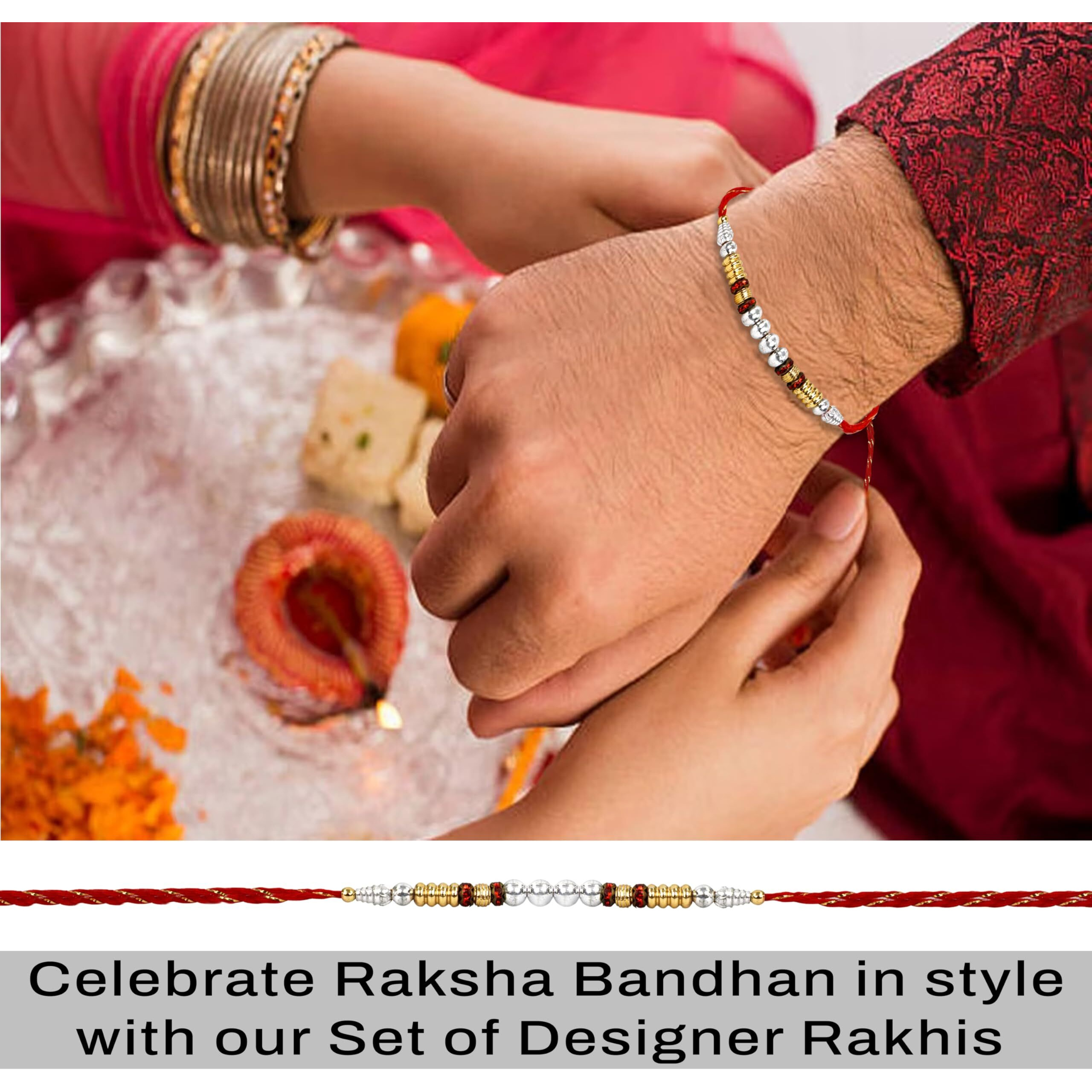 Storite Rakhi Pack Of 12 For Raksha Bandhan Designer Rakhis For Bhai, Cousins Handicrafts Handmade Designer Embroidery Rakhi For Brothers