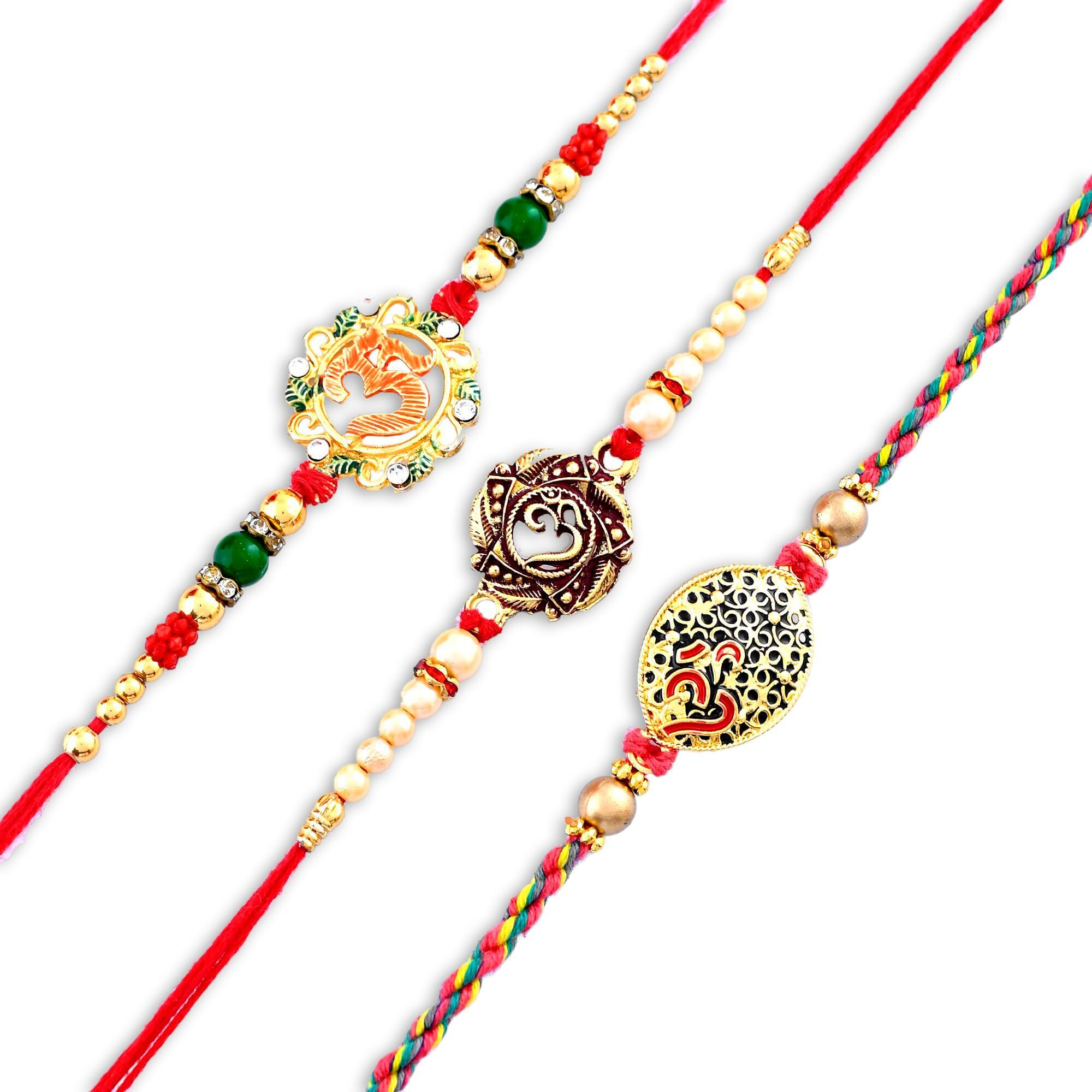 Great Art Rakhi Gift For Brother With Rakhi Gift Combo For Brother Best Gift For Bhaiya Bhabhi +Monk Buddha Statue For Car Dash Board + Rakhi Set Of-3 +Roli Chawal + Free Rakhi Card