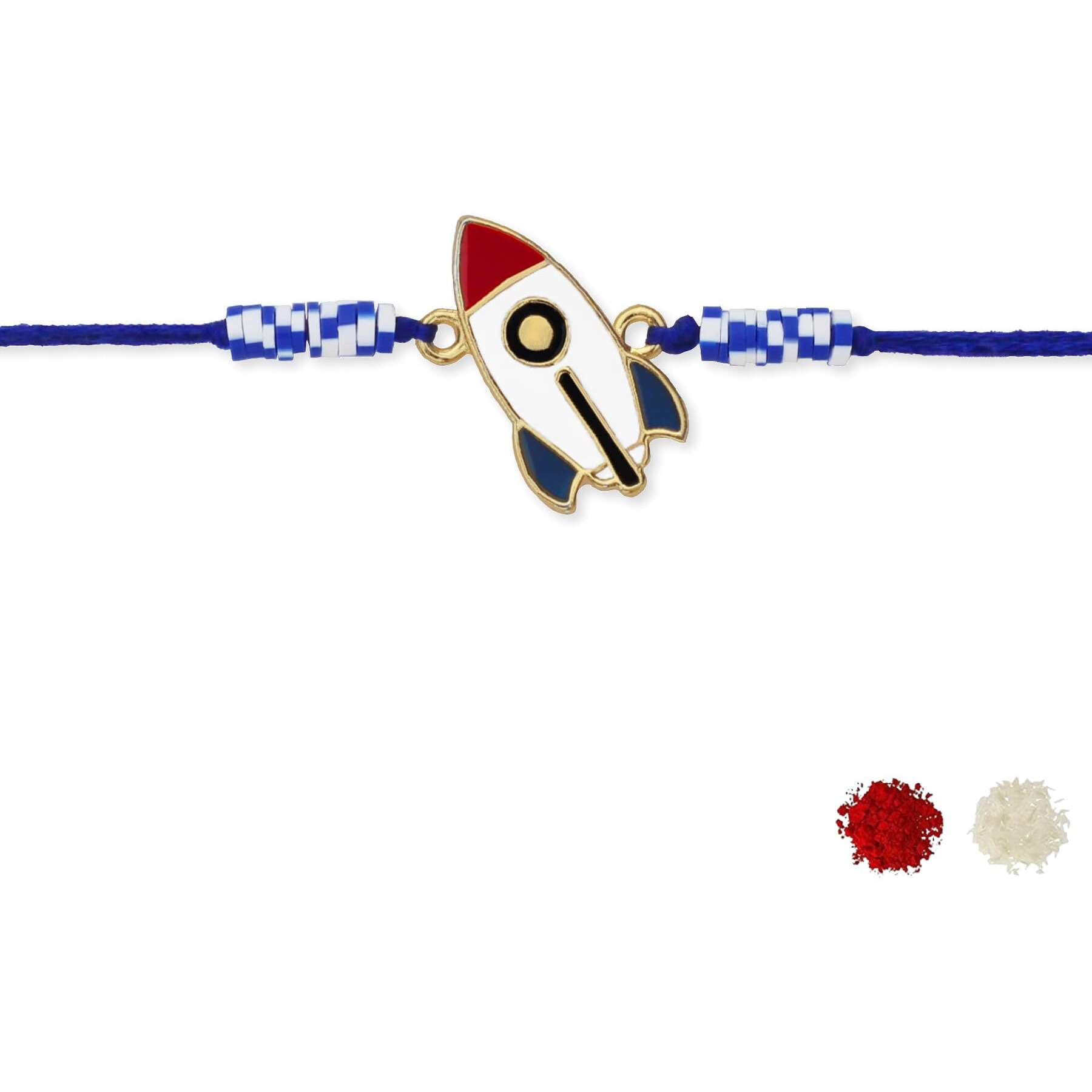 Fure Antariksha Spacecraft Rakhi (Multi-Colour) For Brother & Children