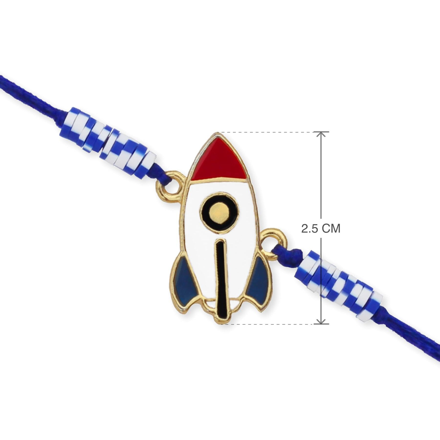 Fure Antariksha Spacecraft Rakhi (Multi-Colour) For Brother & Children
