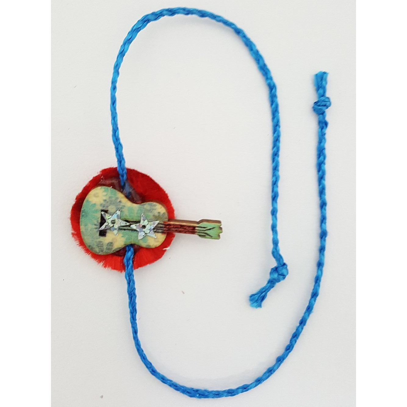 Mehrunnisa Handmade Guitar Rakhi With Roli Chawal For Kids (Rak1179)
