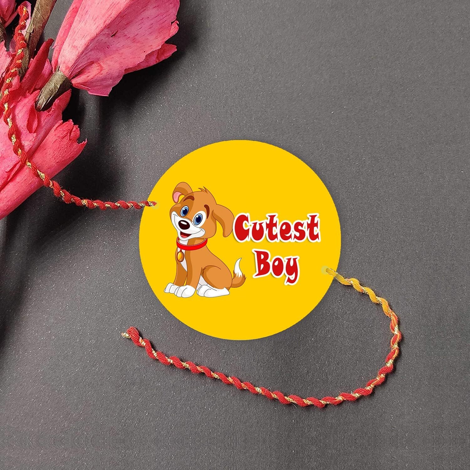 Petyantra Set Of 2 Cutest Boy And I Love You Pet Dog Rakhi For Rakshabandhan Gift For Paw Brother Dog Lover Bracelet Band Dog Accessory