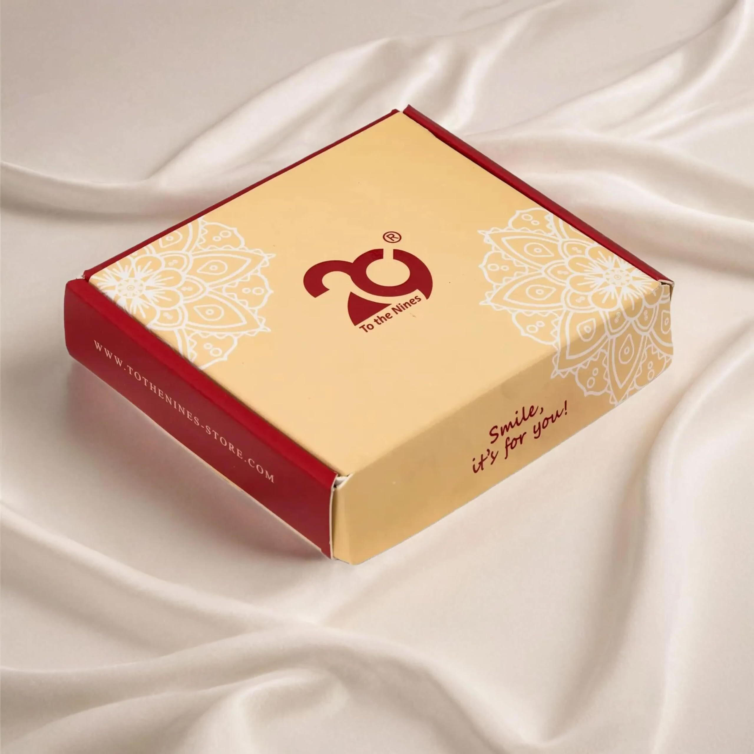 To The Nines Men's Rakhi For Brother - Pack Of 2 Rakhi With Tilak Material & Greeting Card