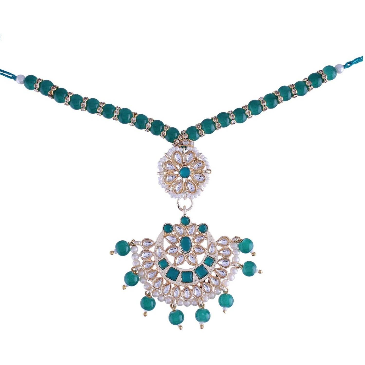 I Jewels Pearl Hanging Bracelet For Bhabhi/Sister (R068G-L)