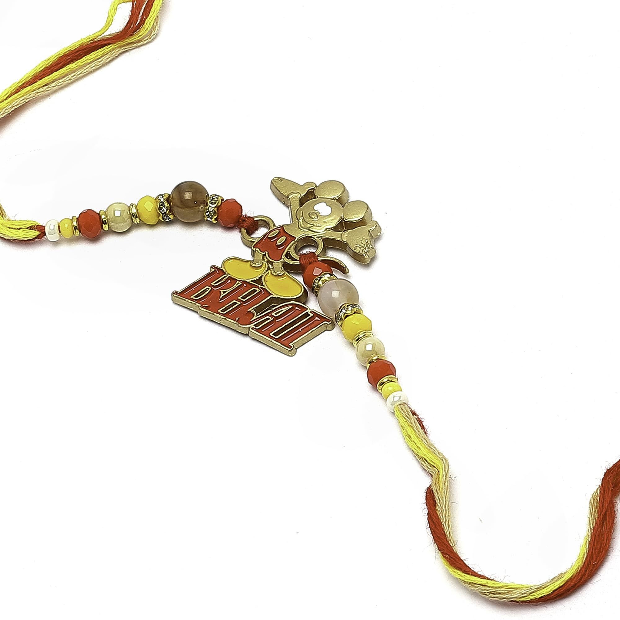 Zeneme Rakhi For Kids Mickey Mouse Bhai Rakhi For Kids Rakhi For Bhai Rakhi With Roli Chawal And Raksha Bandhan Greeting Card