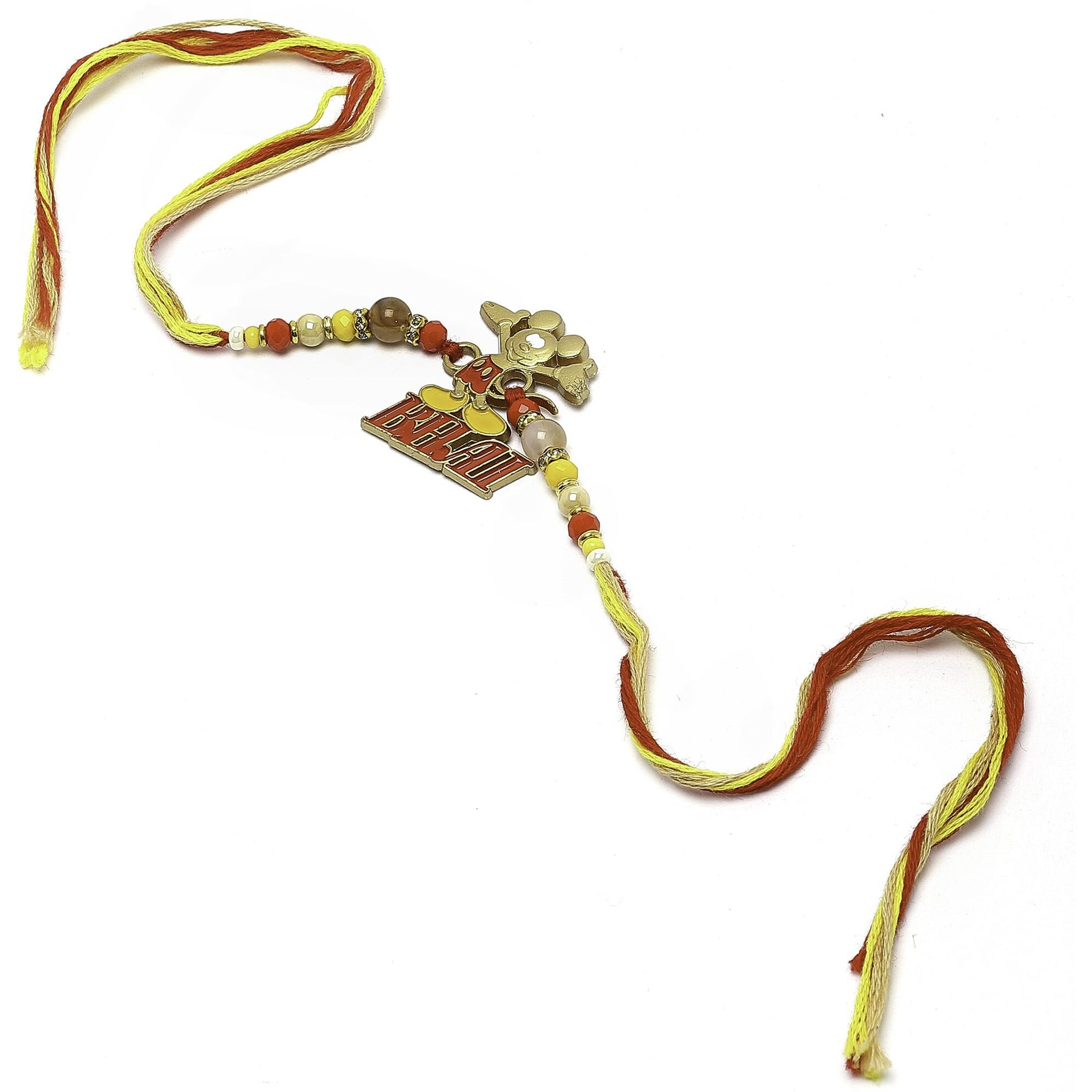 Zeneme Rakhi For Kids Mickey Mouse Bhai Rakhi For Kids Rakhi For Bhai Rakhi With Roli Chawal And Raksha Bandhan Greeting Card