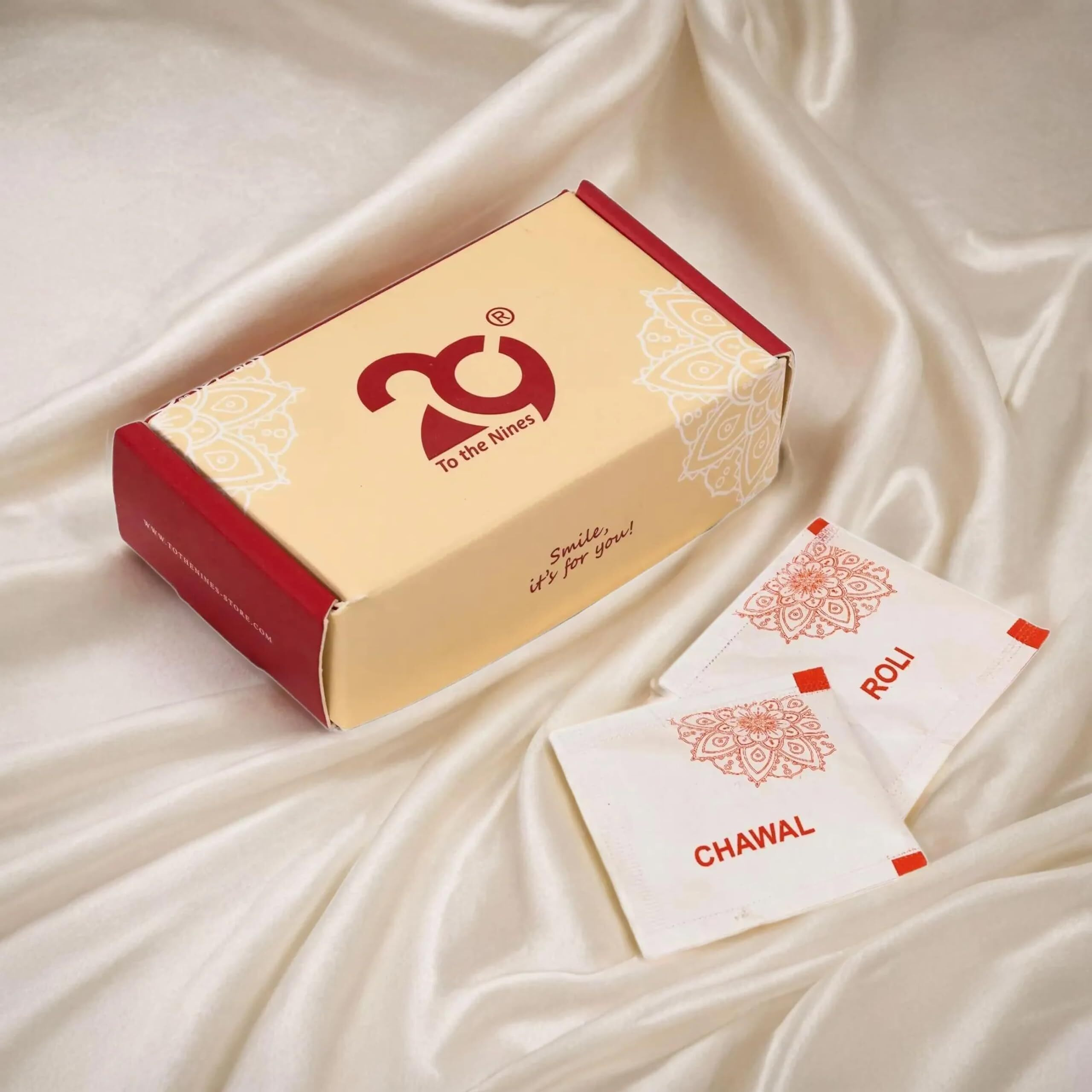 To The Nines Men's Rakhi For Brother With Tilak Material & Greeting Card