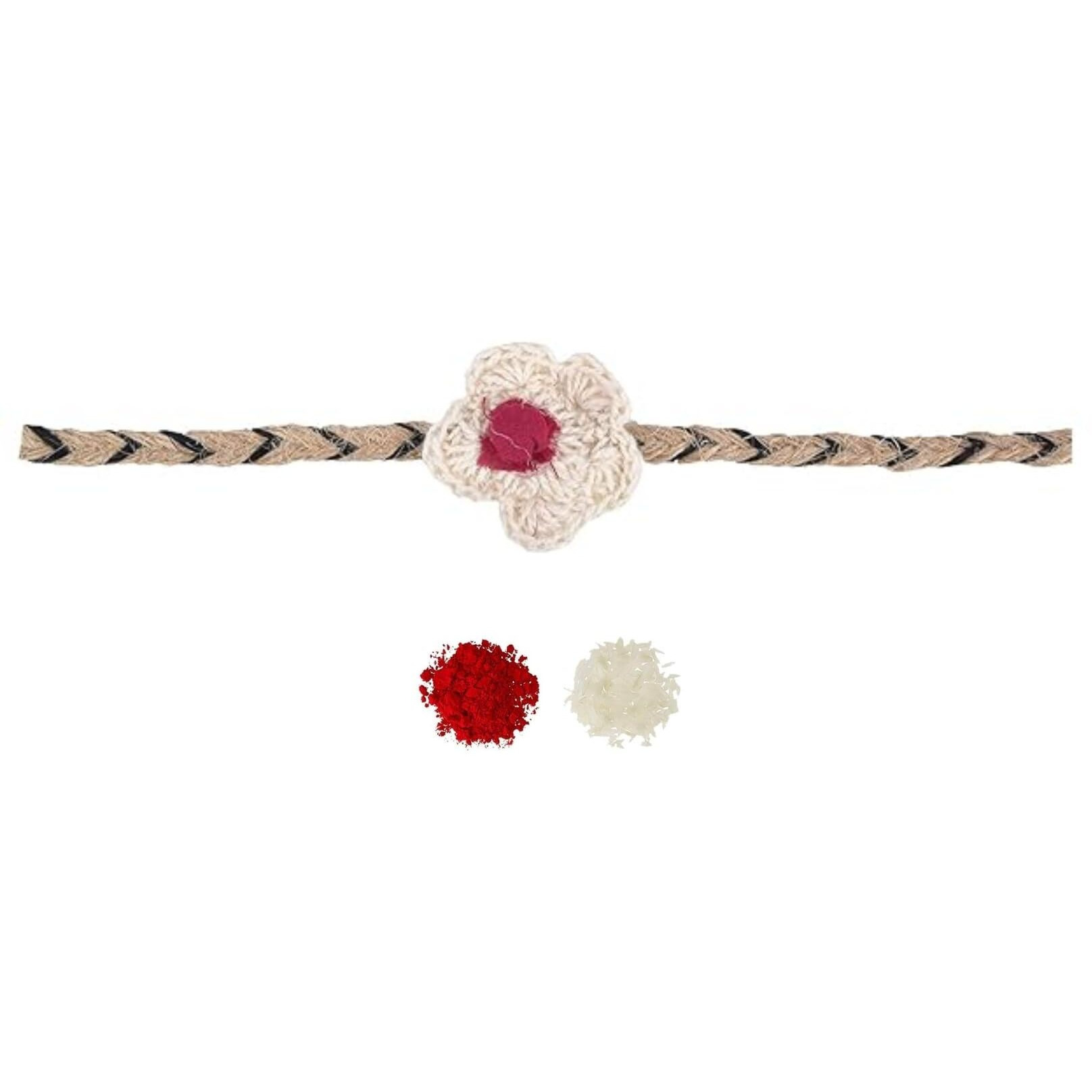 Chottey Lal And Sons Rakshabandhan Eco-Friendly Plantable Rakhi With Seed For Kids And Teenagers Brothers | Natural Plantable Rakhi With Embedded Seed For Plantation - (Set Of 3)