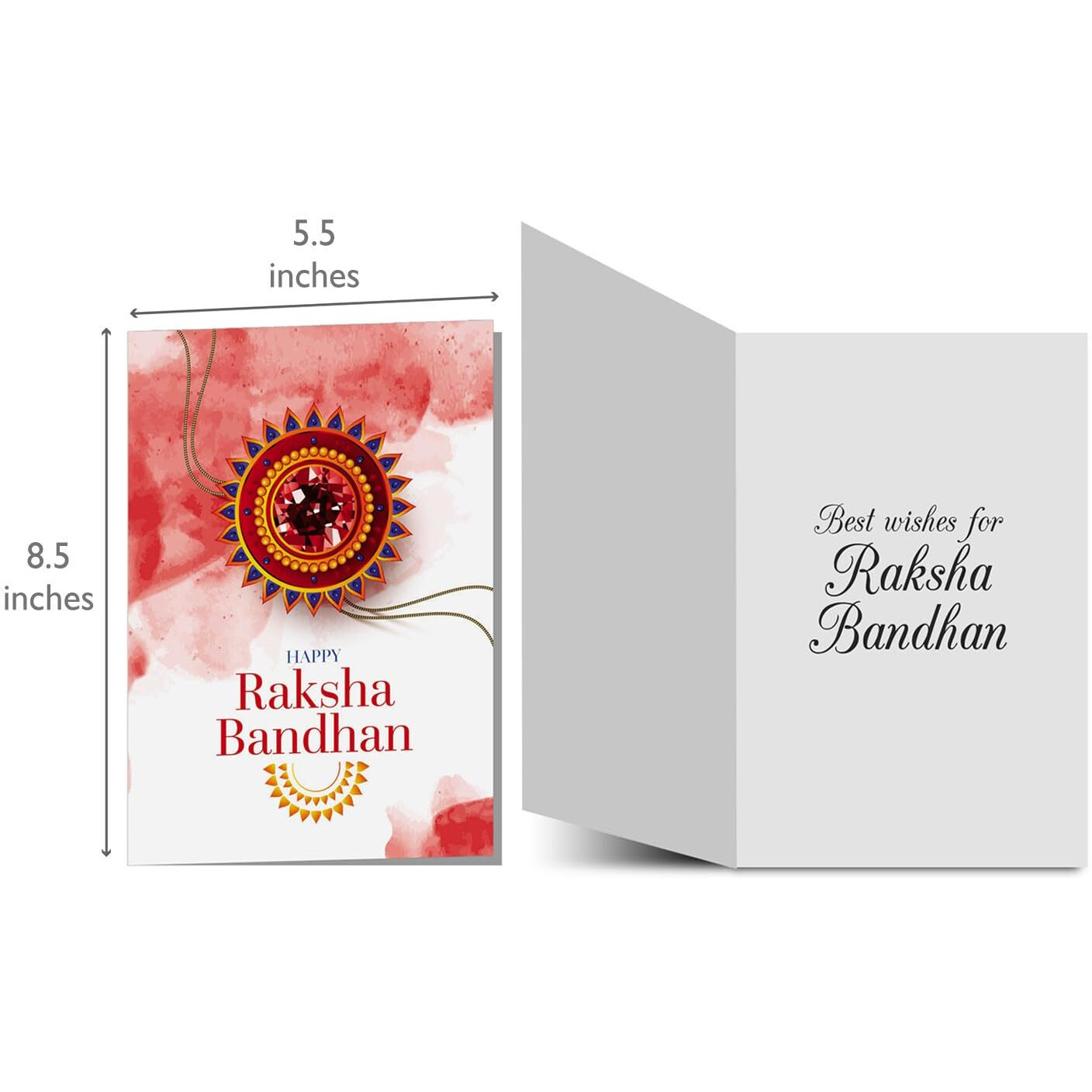 Exciting Lives Rakhi For Rakshabandhan With Card - Rakhi Set For Raksha Bandhan, Gift For Brother, Bro, Bhai, Gift For Rakshabandhan, Best Combo Raksha Bandhan