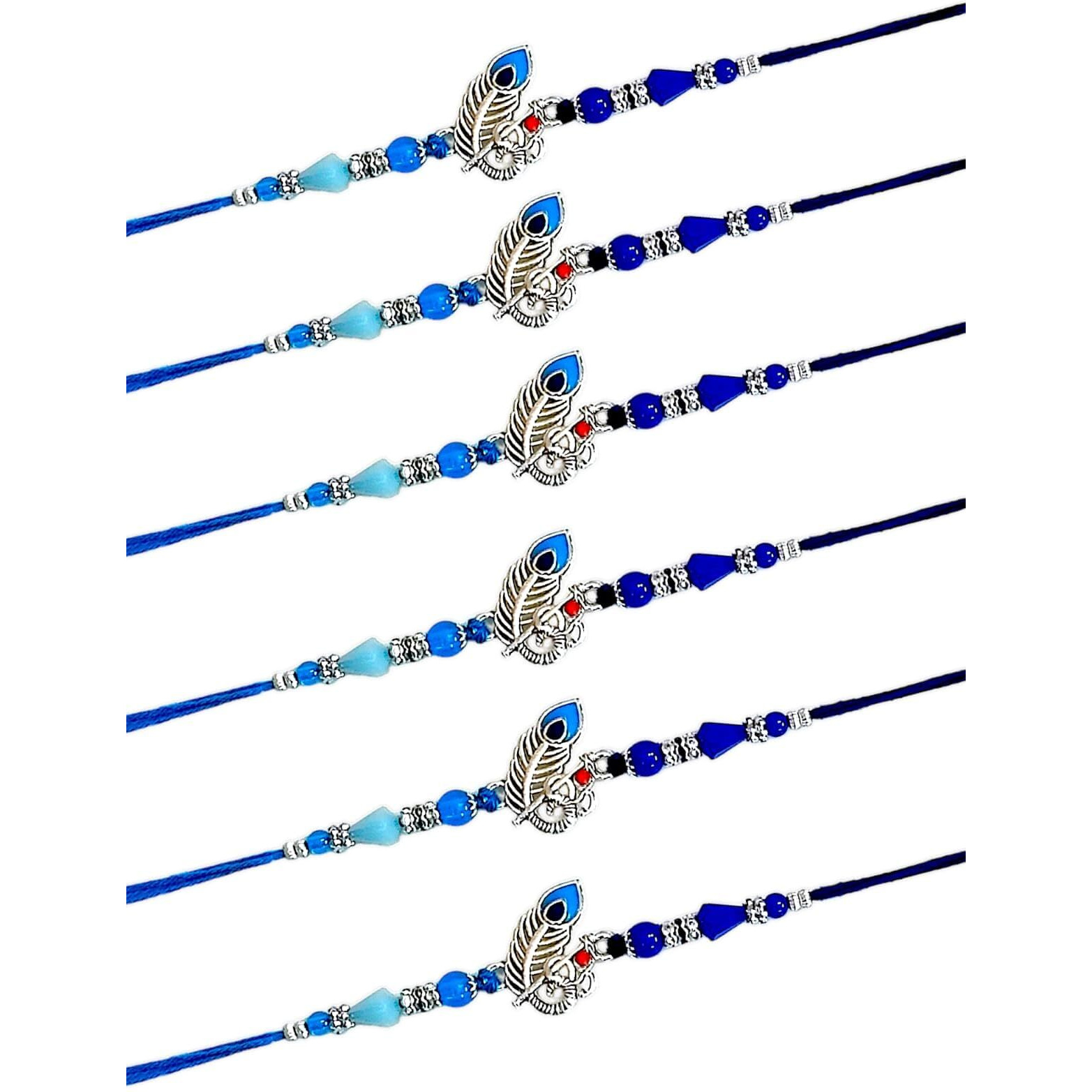 Gurjas Fancy Kitchen Rakhi For Boys, Peacock Rakhi For Borther, Rakshabhandhan For Bhai - Bhen, Rakhi For Bhai, Evil Eye Rakhi For Kids, Bracelet For Boys, Latest Rakhi, Gift Rakhi Set (1 Pcs)