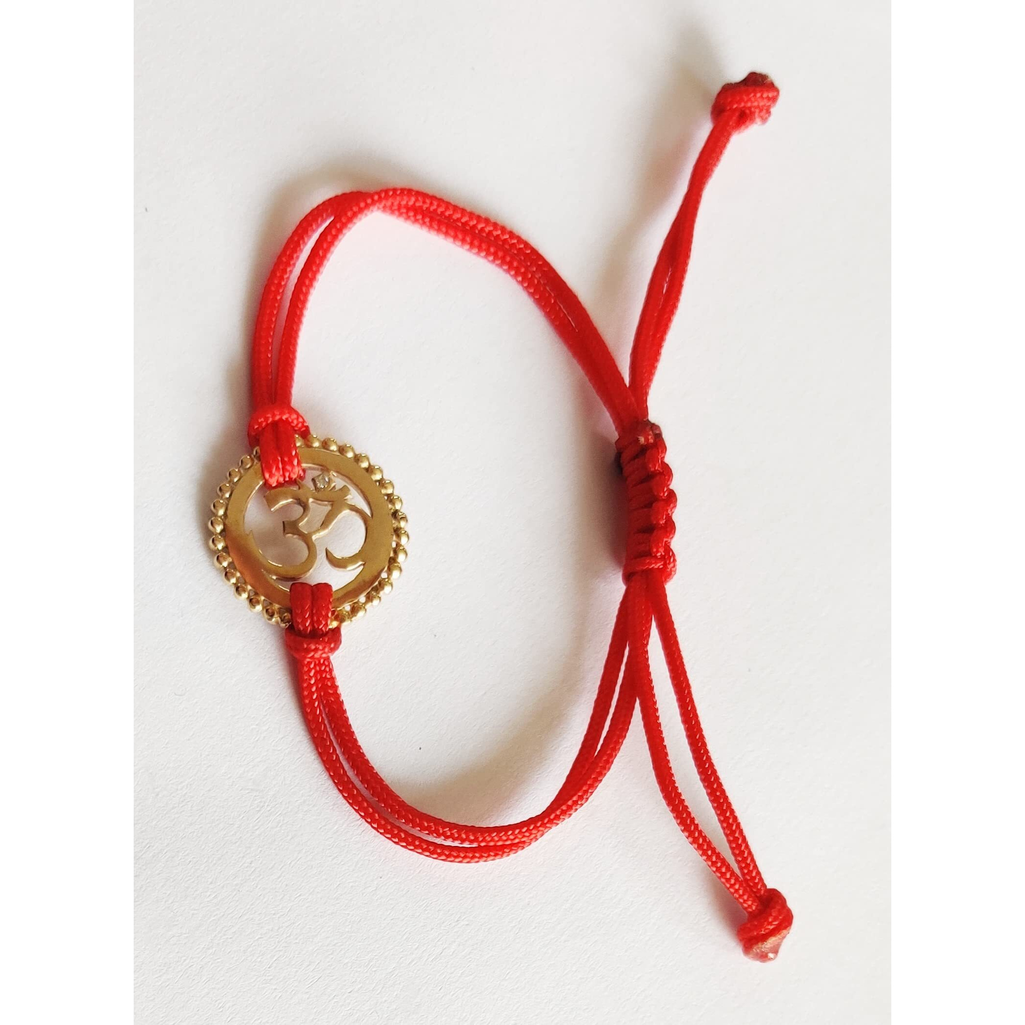 Aumkaara Gold Plated Ik Onkar Rakhi