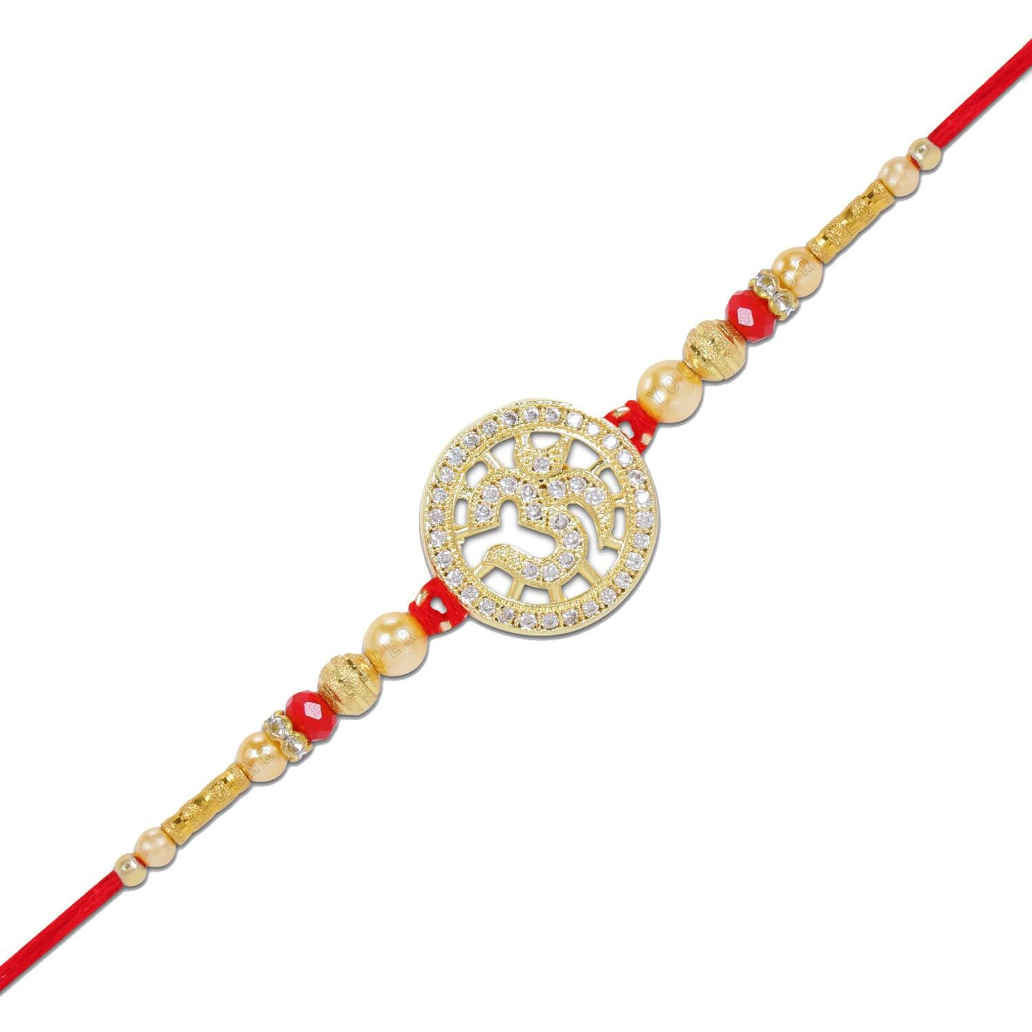 Young & Forever Gift Gift For Sister Combo Of Aaa American Diamond Rakhi With Roli And Chawal For Men With Roli Chawal Best Wishes Greeting Card/Rakhi Combo For Brother Rakhi For Bhaiyya/Bhai Brother