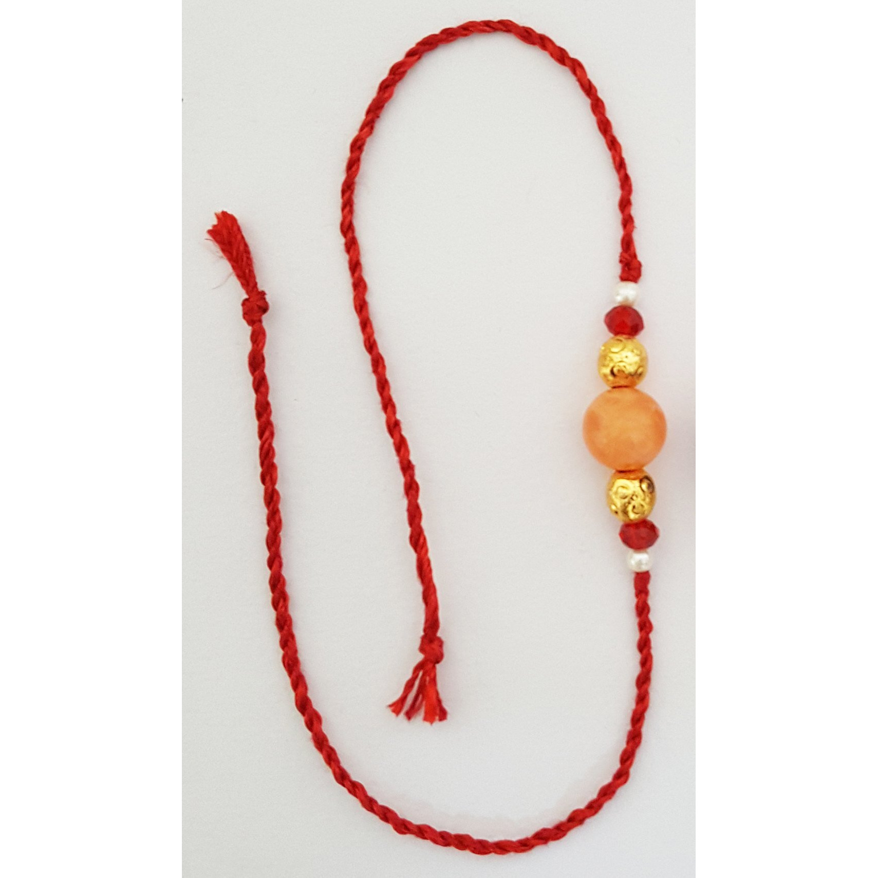 Mehrunnisa Set Of 2 Handmade Exquisite Rakhis With Roli & Chawal (Rak1182)
