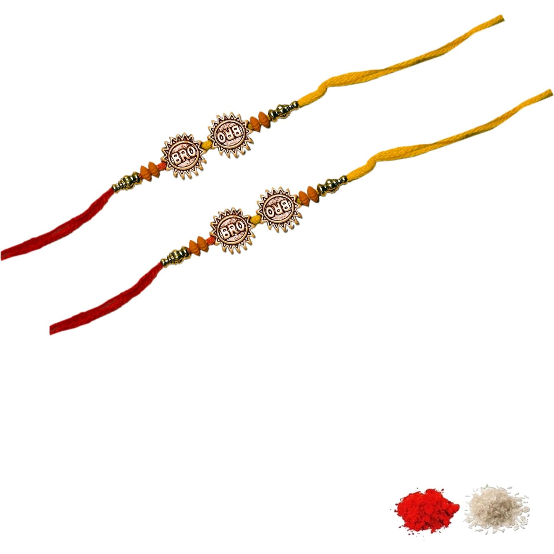 Housonic Exclusive Rakhis **Trendy Rakhis **Sleek &Smart Rakhis **Celebrate The Pious Bond [ Pack Of 2 ]