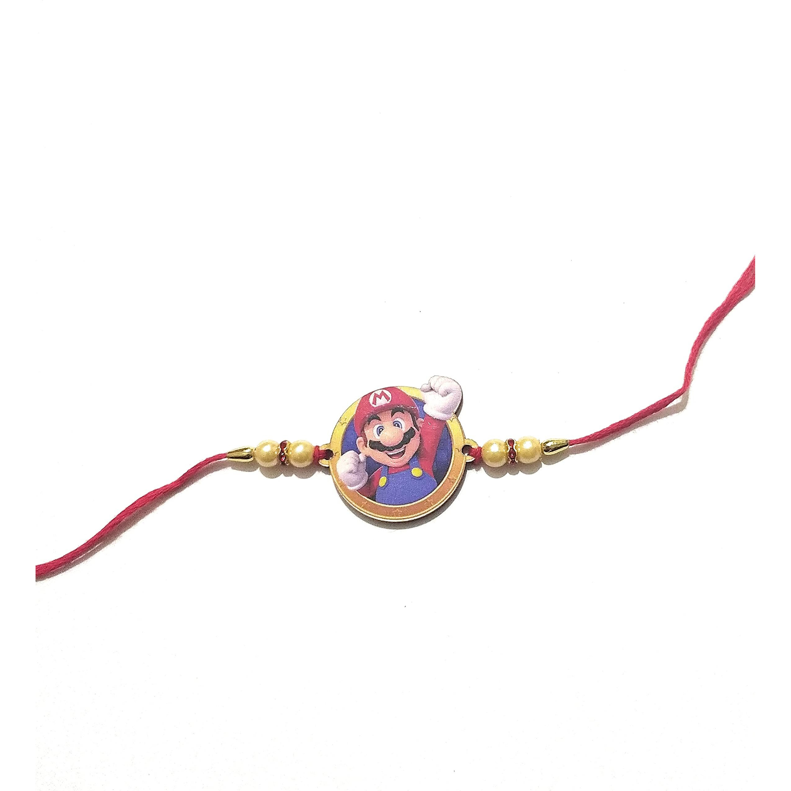 Radhe Shyam Kkr Enterprise-Panda Rakhi Cartoon Rakhi For Boys, Girls Rakhi (1Pis),Multi-Colour,Medium