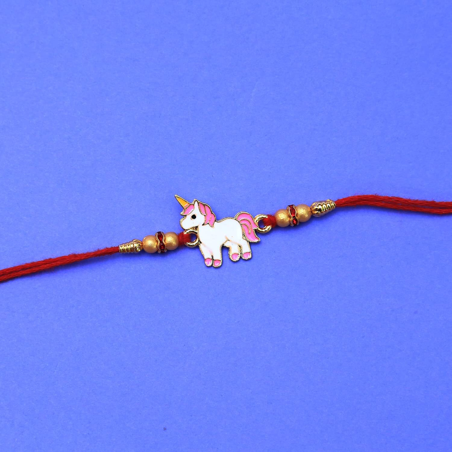 Kkr Enterprise- Metal Unicorn Rakhi Kids Rakhi For Kids/Little Brother/Bhai Rakhi/Raksha Bandhan Roli Chawal (Combo)