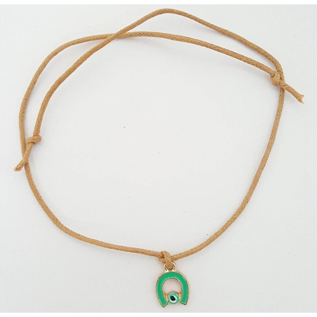 Mehrunnisa Set Of 2 Handmade Horseshoe Evil Eye Rakhis With Roli Chawal (Rak961)