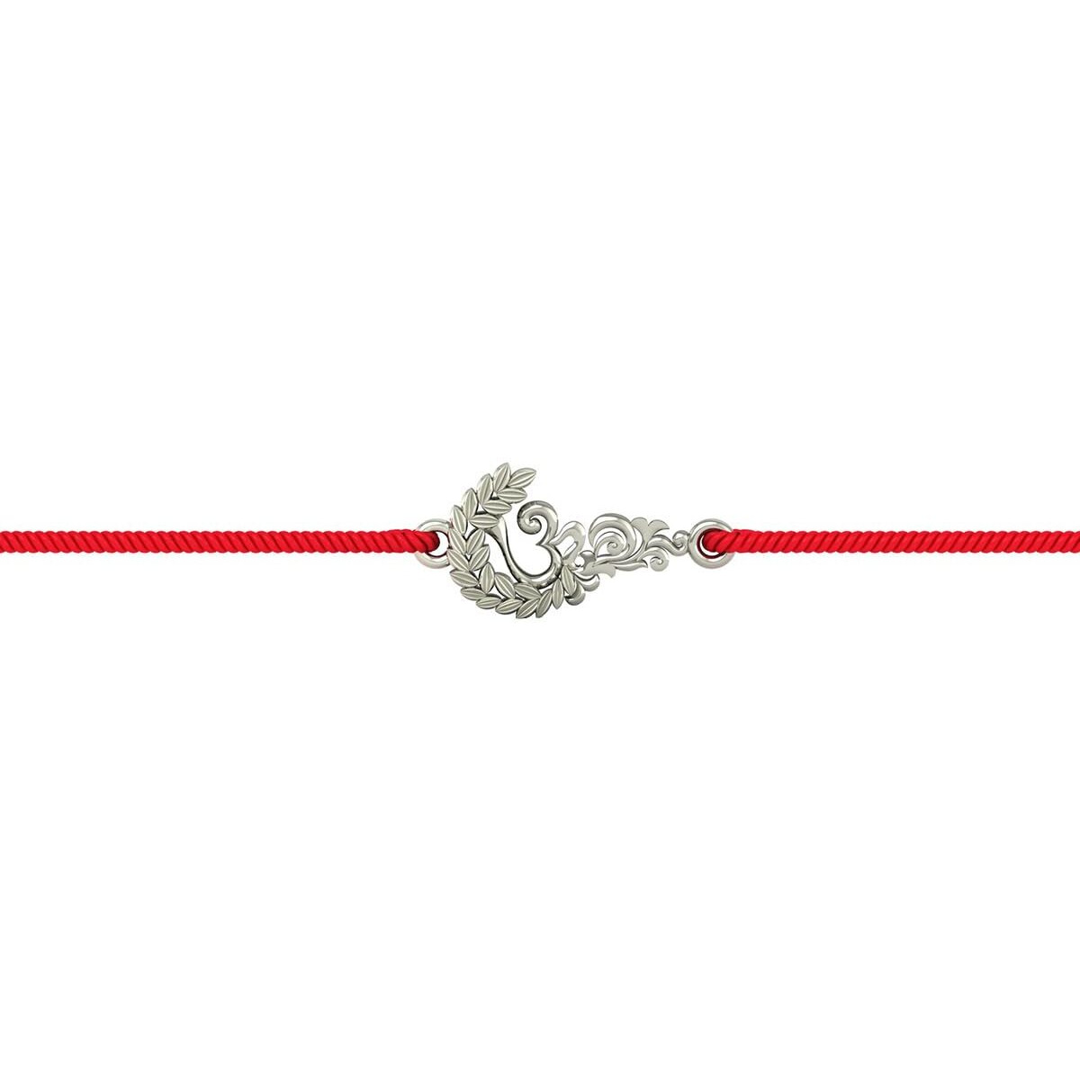Dishis 925 Sterling Silver Om Rakhi For Brother