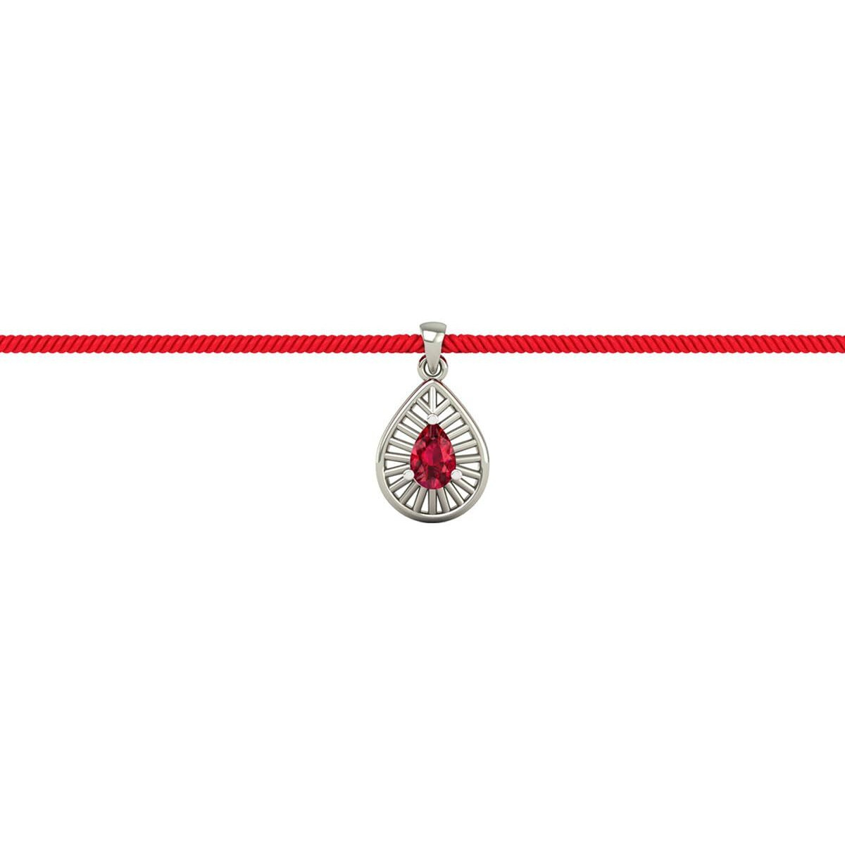 Dishis 925 Sterling Silver Rakhi For Brother