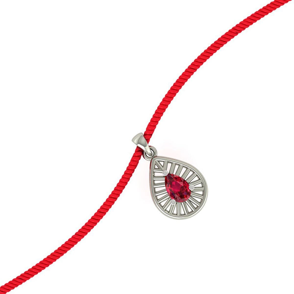 Dishis 925 Sterling Silver Rakhi For Brother
