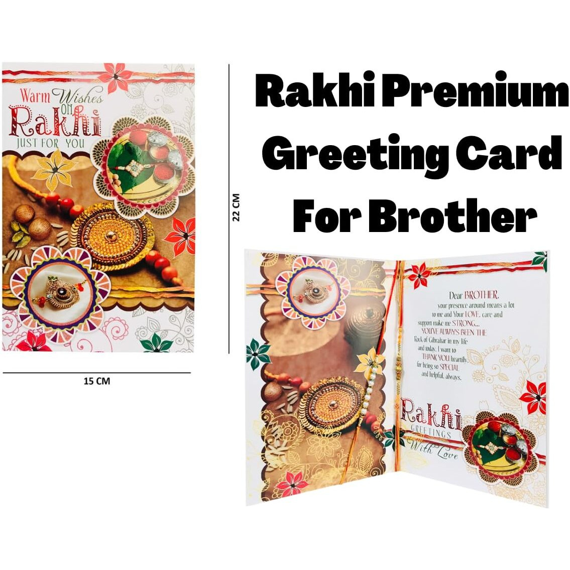 Almoda Creations Latest Rakhi Gift For Brother - Laptop Bag, Chocolates, Tilak Pouch With Gift Wrapping Rakhi Set