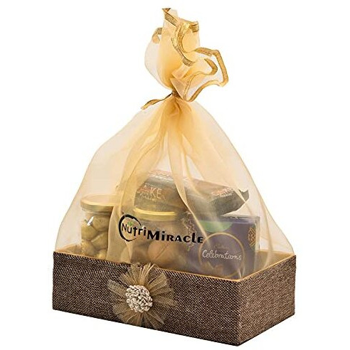 Nutri Miracle Rakhi Gift Pack | Dry Fruits Hamper Box For Raksha Bandhan Celebration | Festive Gift Hamper