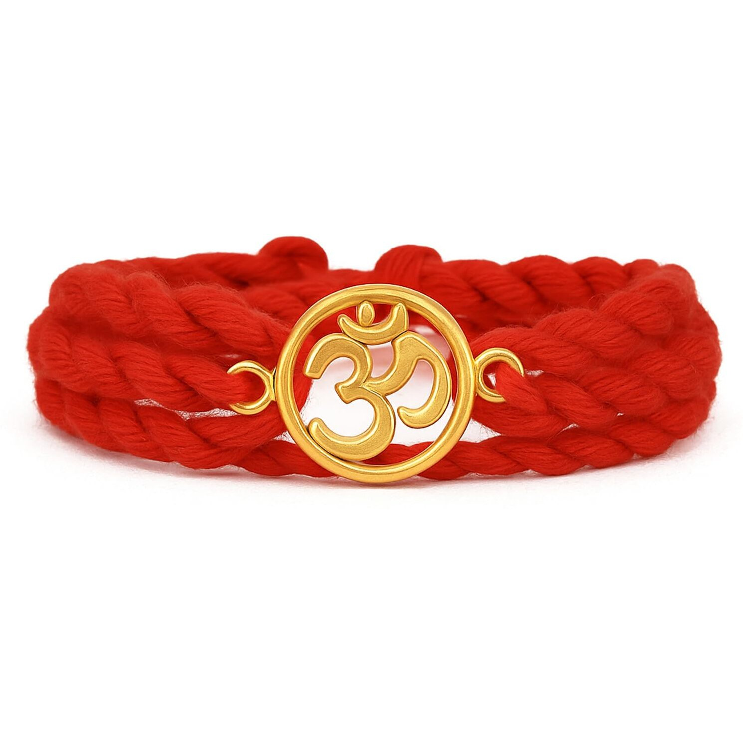 Zavya 925 Sterling Silver Om Minimal Gold Plating Silver Rakhi | Rakhi For Brother- Rakshabandhan | Gift For Men & Boys |With Certificate Of Authenticity And 925 Hallmark | Gift For Brother