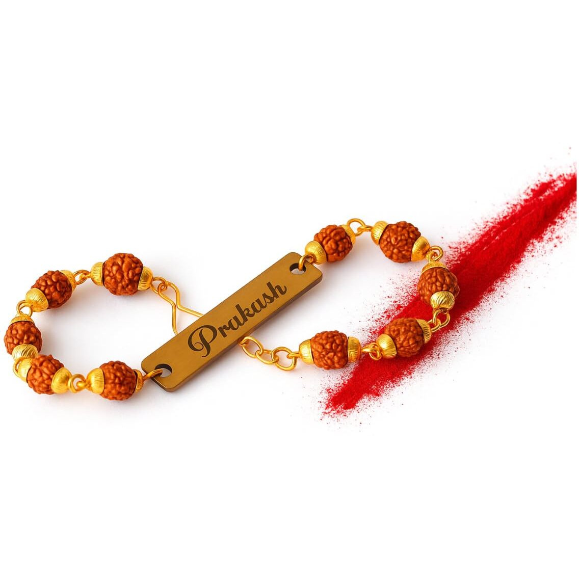 Thebaegift Personalised Rakhi For Brother | Best & Trendy Rakhi For Bhai | Customized Name Rakhi For Rakshabandhan